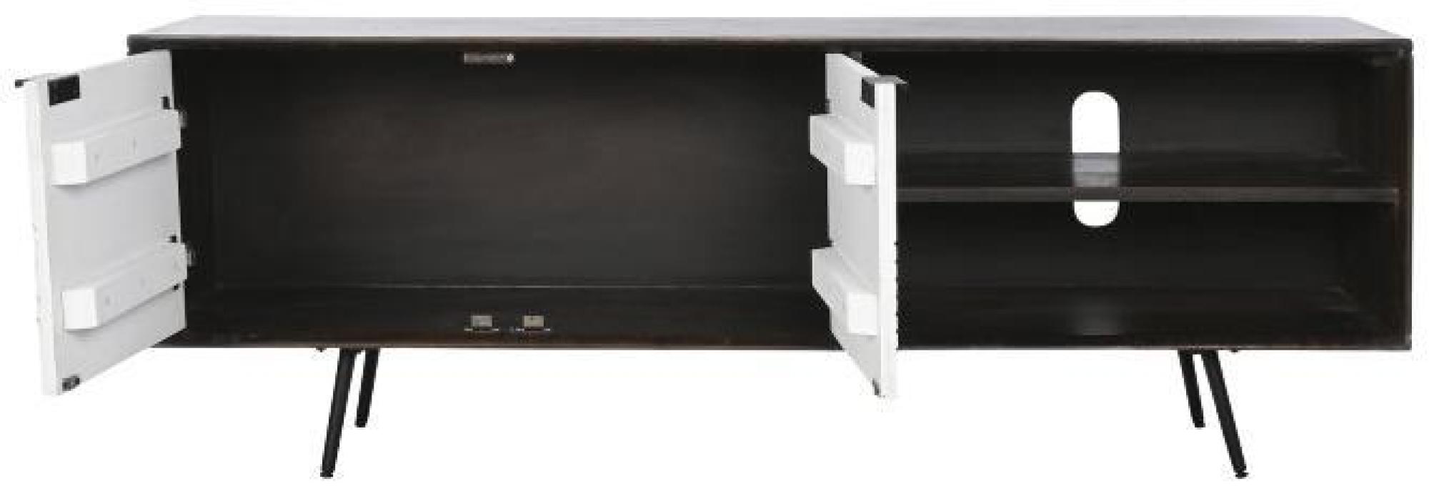 Product photograph of African White Mango Wood 140cm Tv Unit from Choice Furniture Superstore.