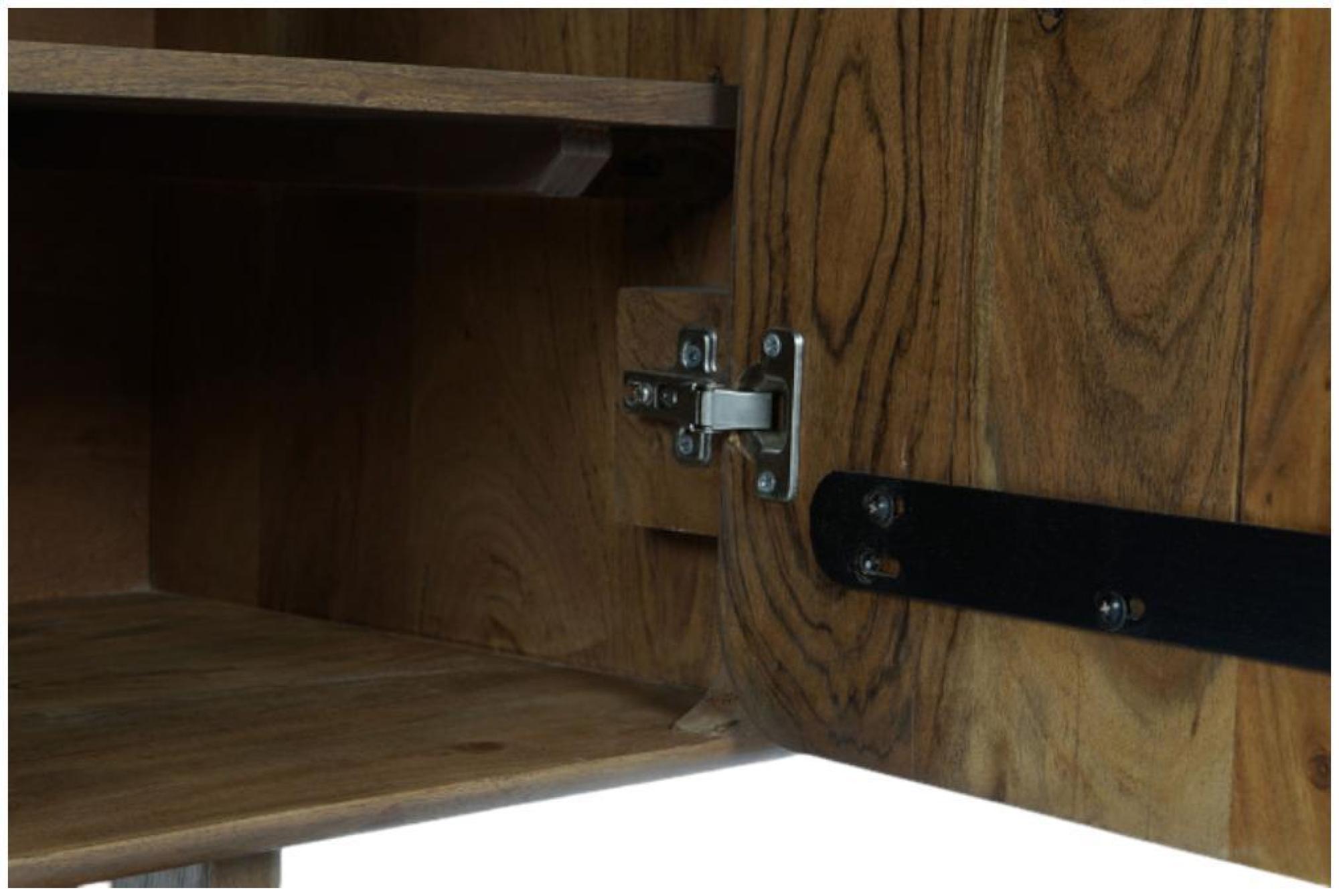 Product photograph of Brown Acacia Wood 175cm Large Tv Unit from Choice Furniture Superstore.