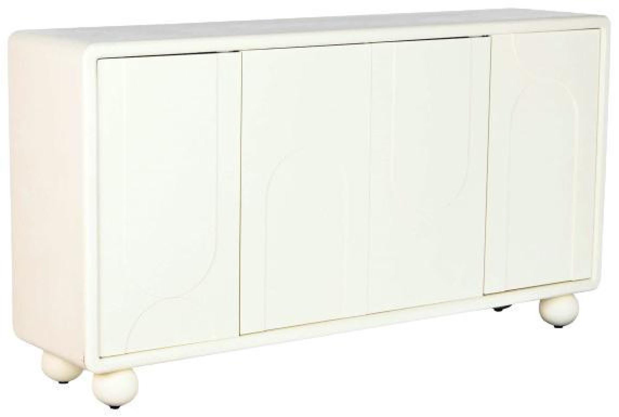 Product photograph of White Wooden 160cm Large Buffet Sideboard - 4 Doors from Choice Furniture Superstore.