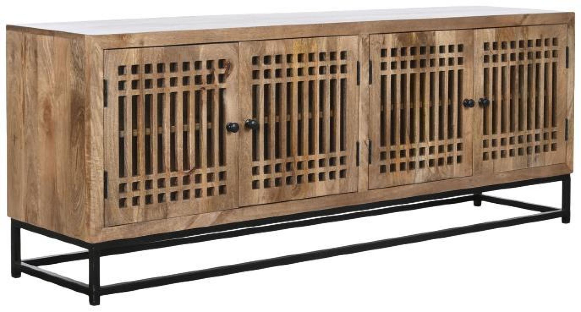 Product photograph of Terra Mango Wood 170cm Large Sideboard - 4 Doors from Choice Furniture Superstore.