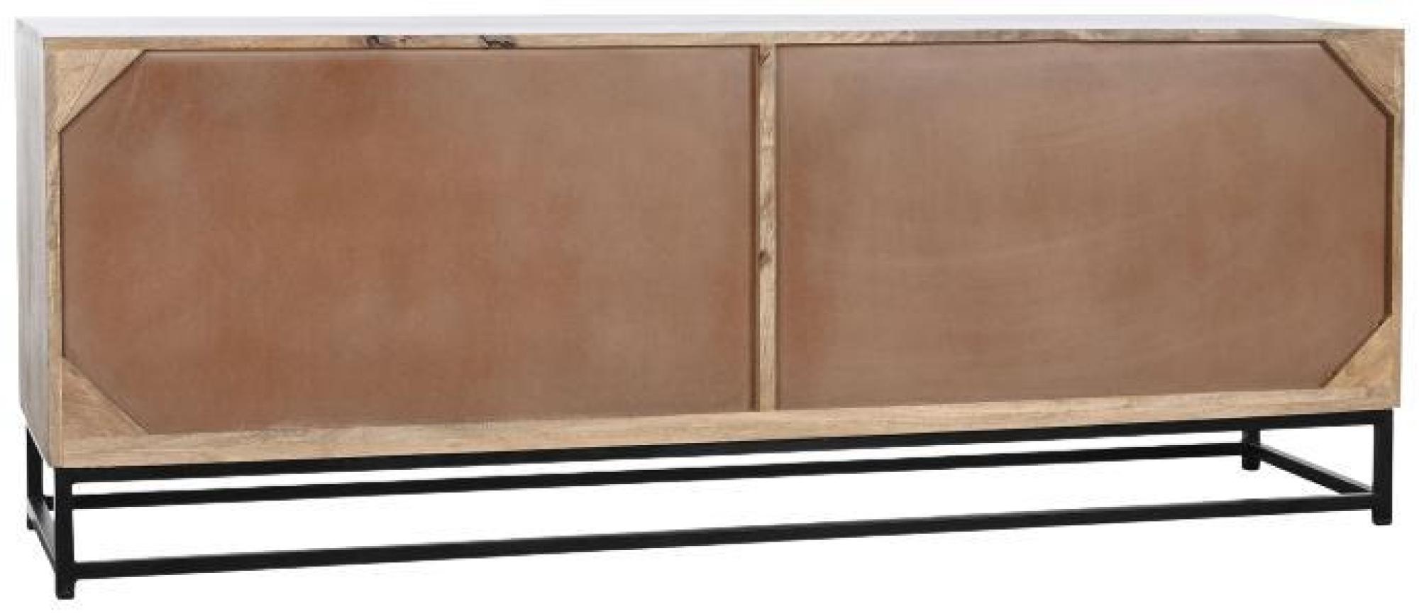 Product photograph of Terra Mango Wood 170cm Large Sideboard - 4 Doors from Choice Furniture Superstore.