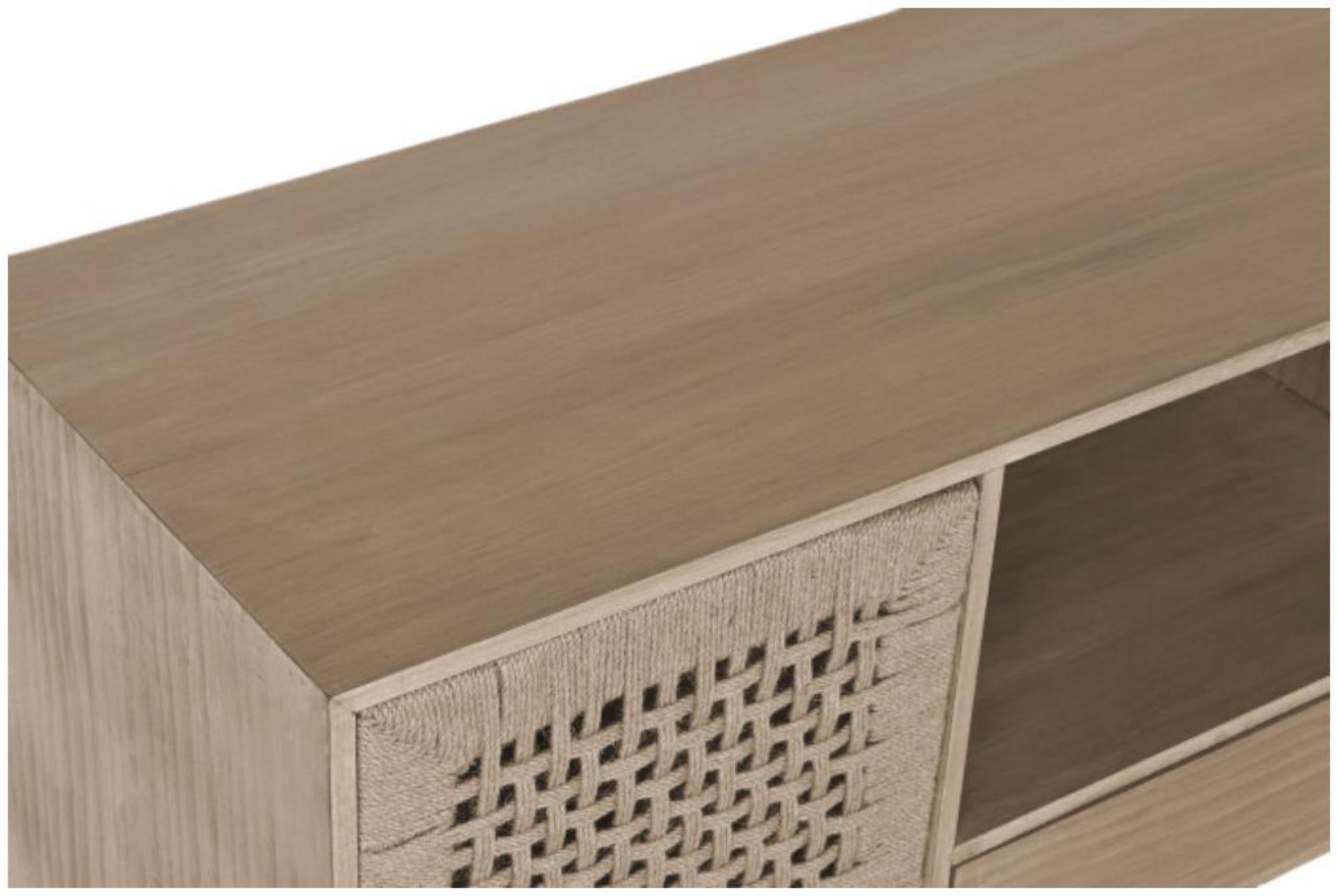 Product photograph of Balinese Natural Pine Wood 120cm Tv Unit from Choice Furniture Superstore.