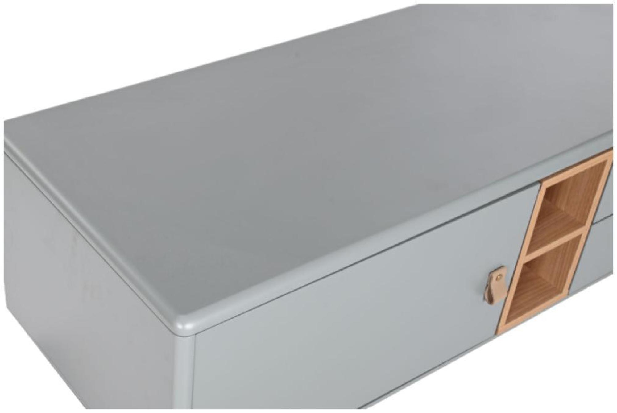 Product photograph of Modena Grey 140cm Tv Unit from Choice Furniture Superstore.