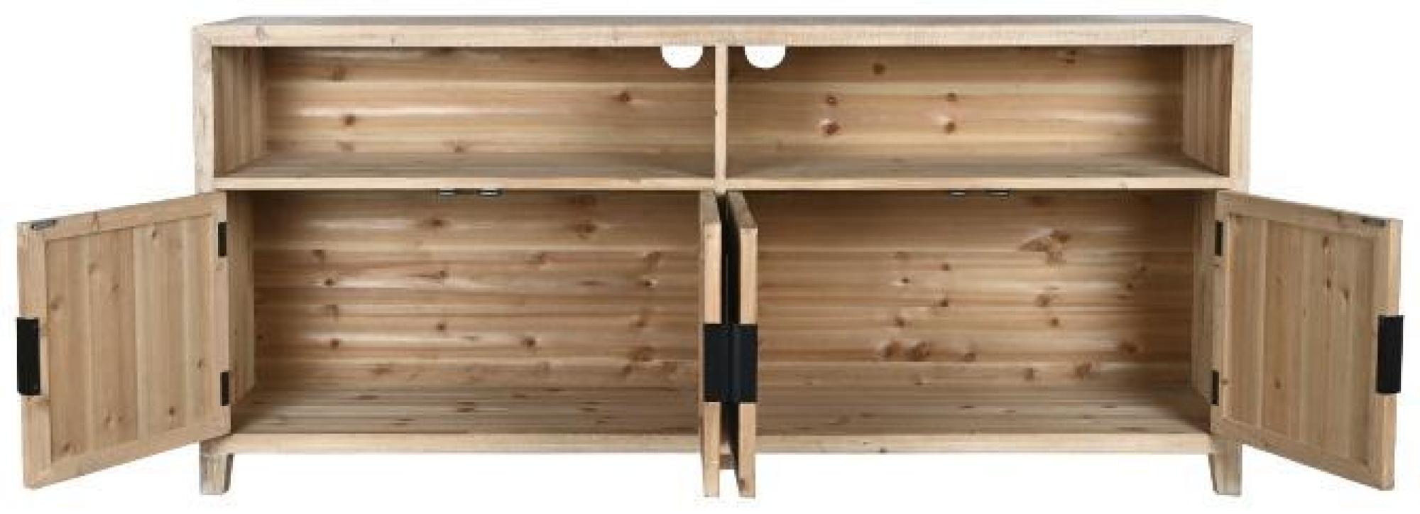 Product photograph of Loft Natural Brown Wooden Tv Unit from Choice Furniture Superstore.