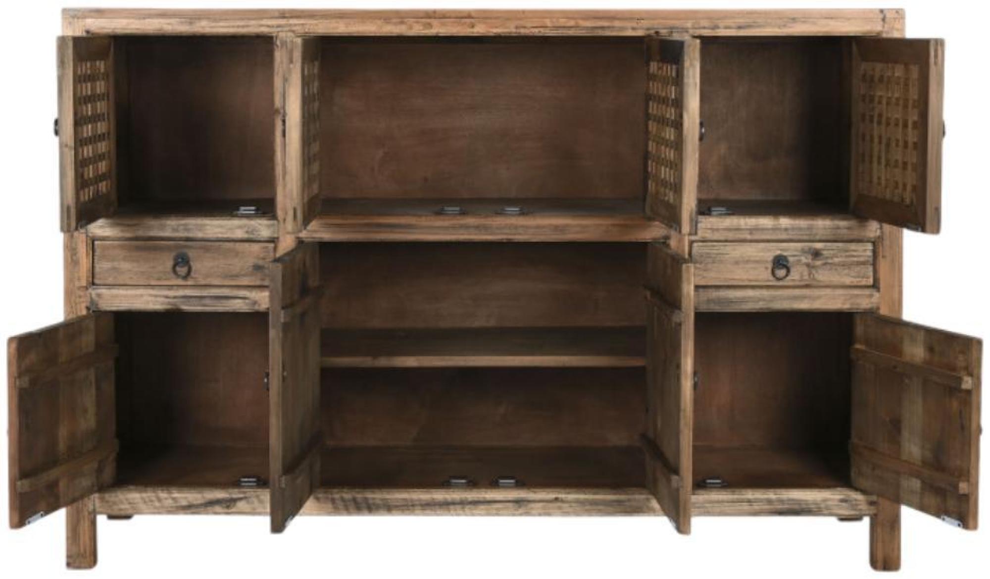 Product photograph of African Natural Wooden Medium Buffet Sideboard from Choice Furniture Superstore.