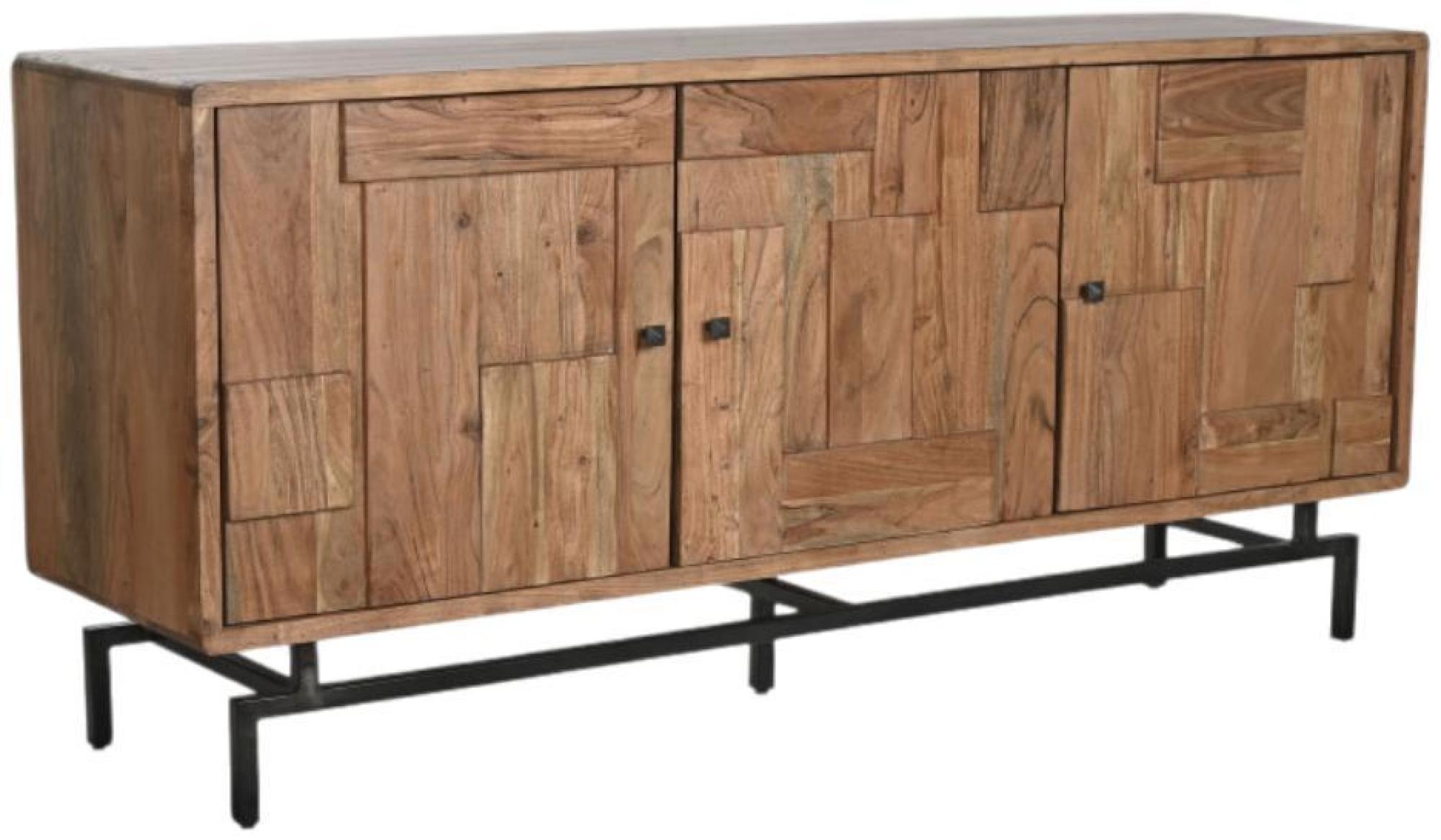 Product photograph of Scandi Acacia Wood 175cm Large Sideboard - 3 Doors from Choice Furniture Superstore.