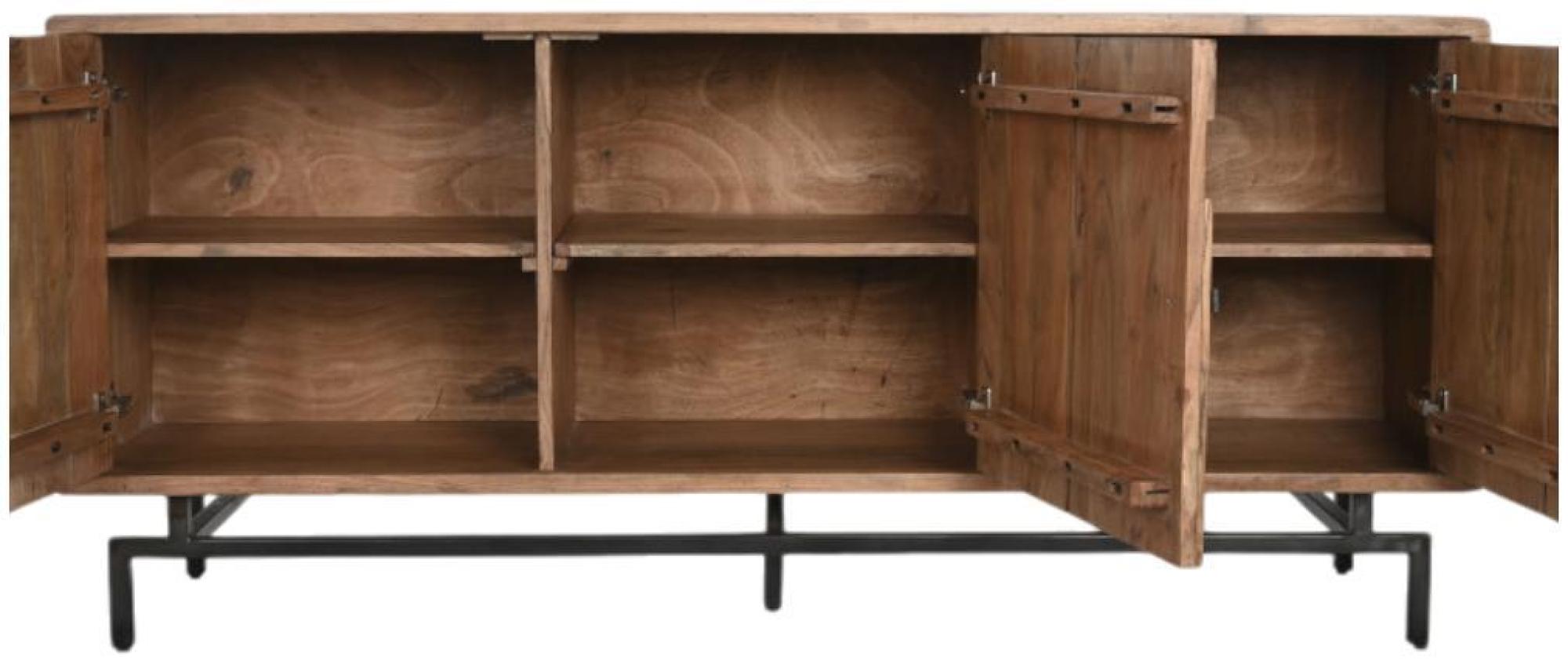 Product photograph of Scandi Acacia Wood 175cm Large Sideboard - 3 Doors from Choice Furniture Superstore.