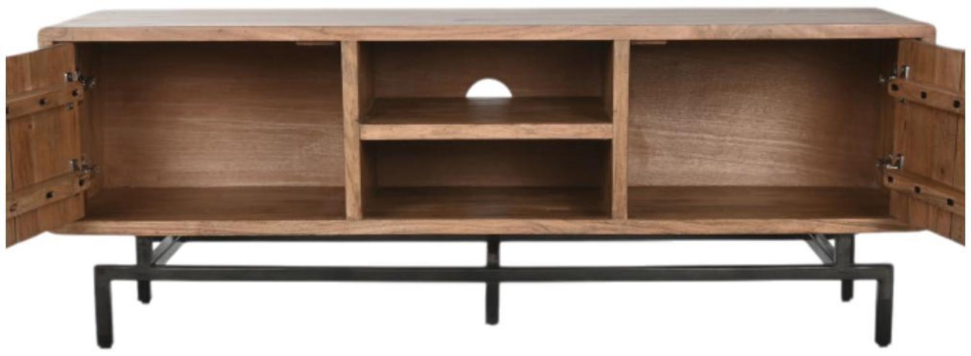 Product photograph of Scandi Natural Acacia Wood Tv Unit from Choice Furniture Superstore.