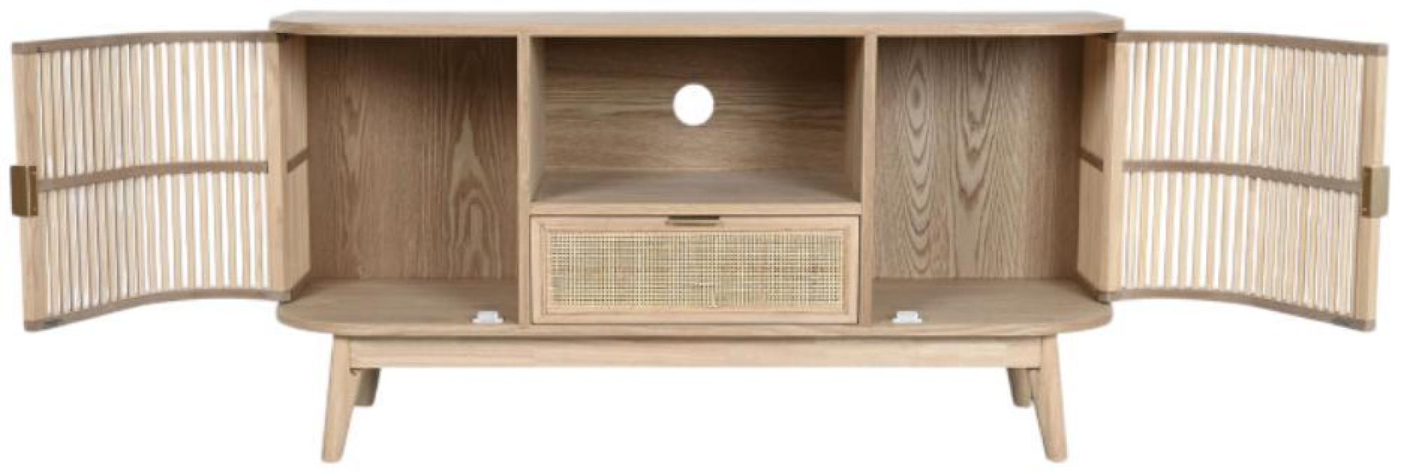 Product photograph of Indian Wood And Rattan 120cm Tv Unit from Choice Furniture Superstore.