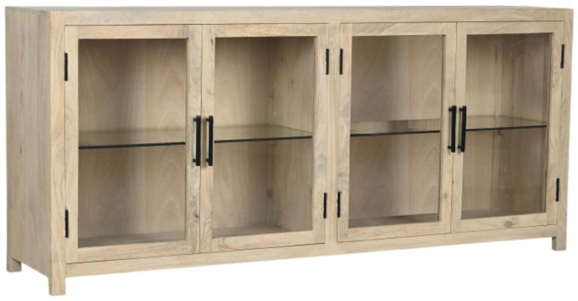 Product photograph of Mango Wood Medium Sideboard - 4 Doors from Choice Furniture Superstore.