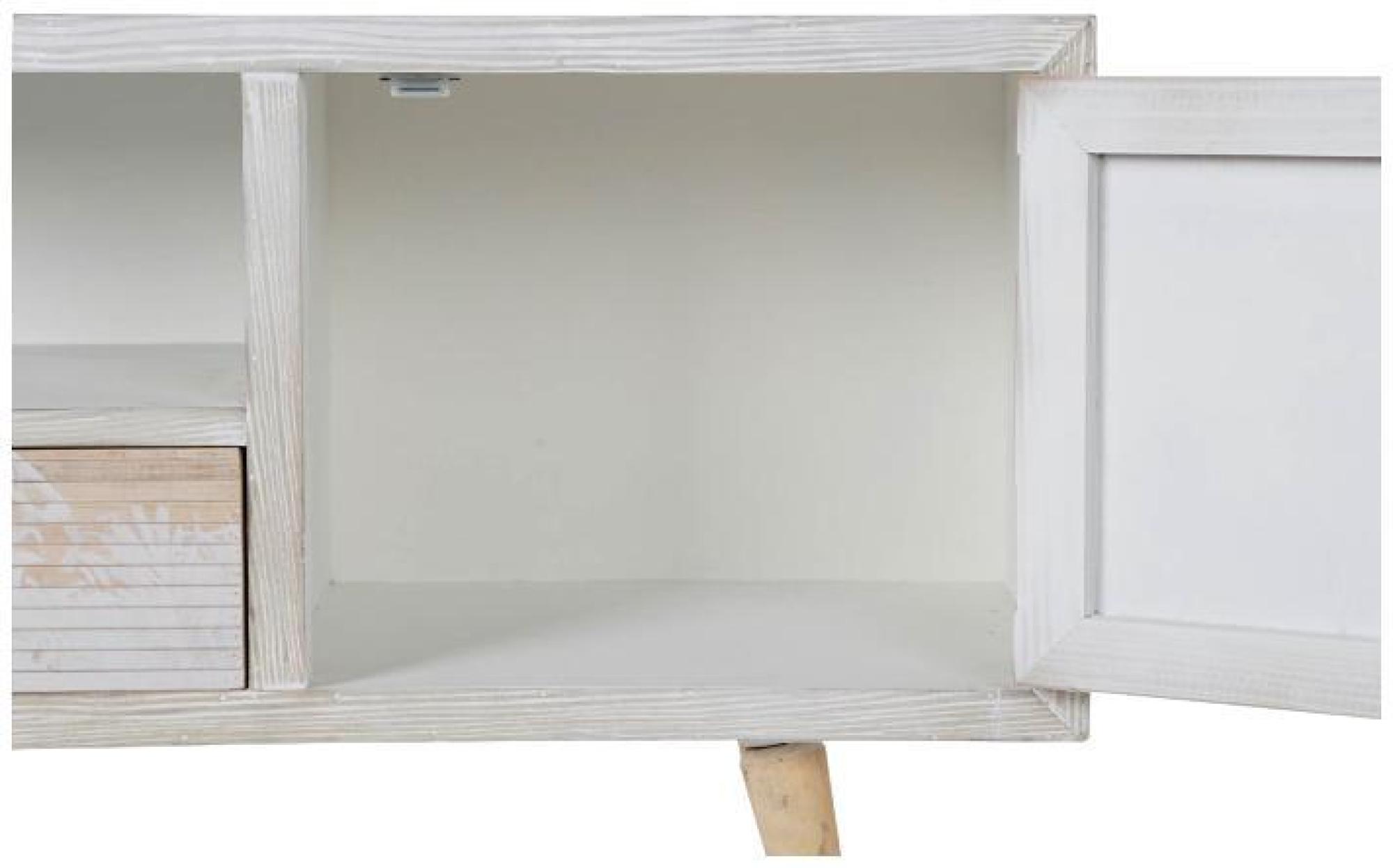 Product photograph of Traditional White Wooden 140cm Tv Unit from Choice Furniture Superstore.