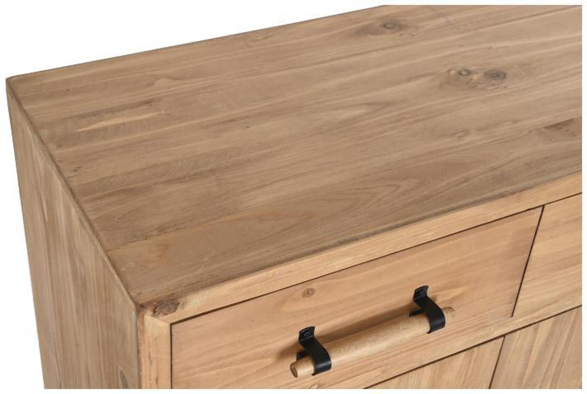 Product photograph of Natural Wood Small 80cm Sideboard from Choice Furniture Superstore.