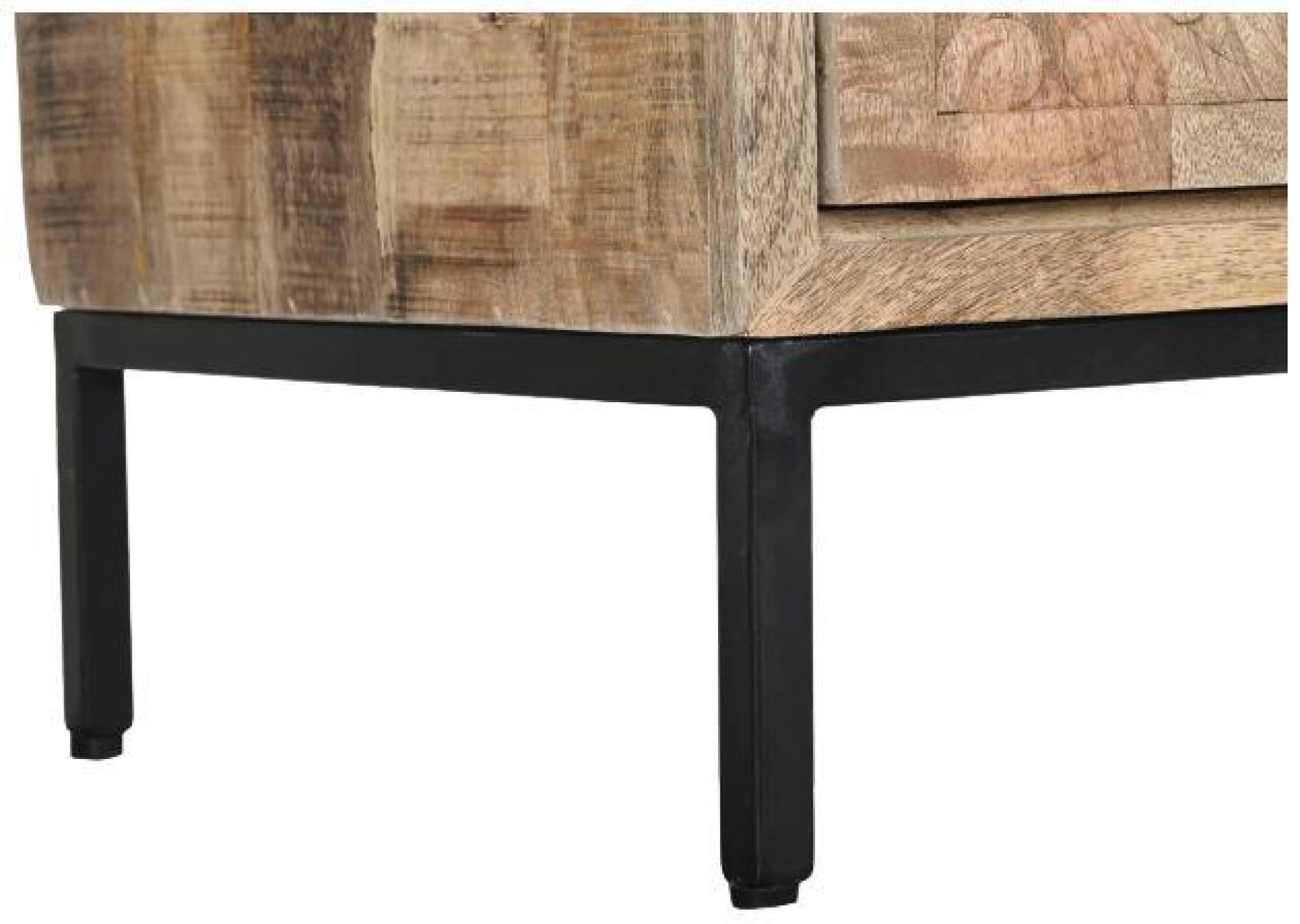 Product photograph of Natural Mango Wood 160cm Tv Unit from Choice Furniture Superstore.