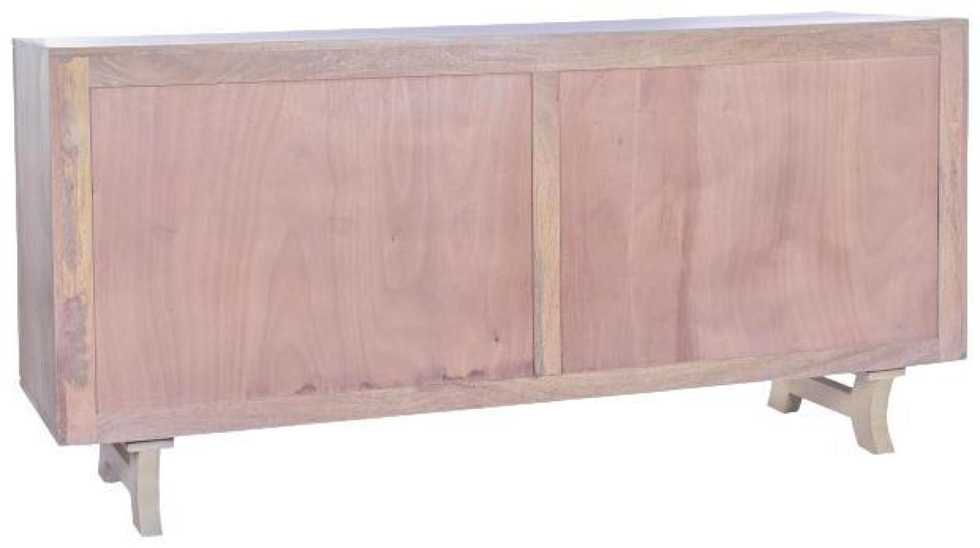 Product photograph of Alpine White Mango Wood Extra Large Buffet Sideboard - 4 Doors from Choice Furniture Superstore.