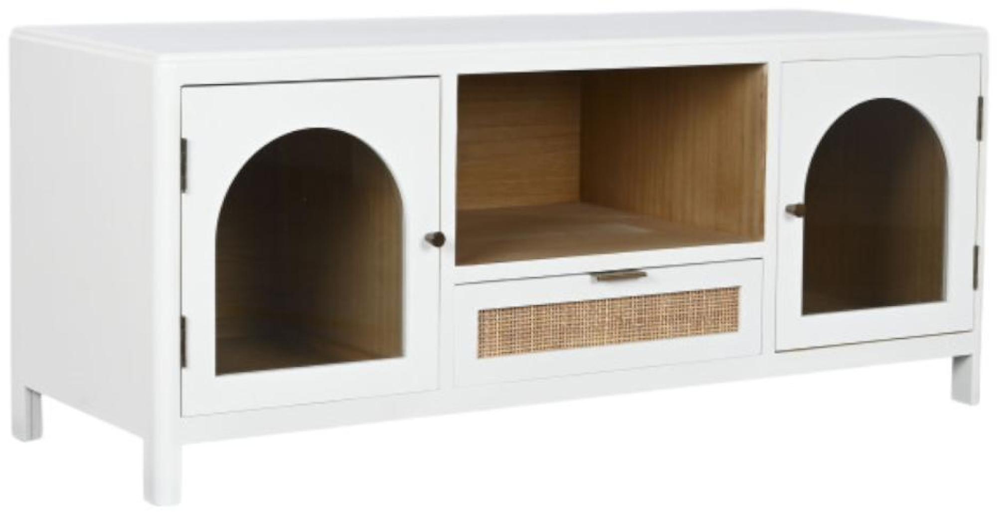 Product photograph of White Wooden 120cm Tv Unit from Choice Furniture Superstore.