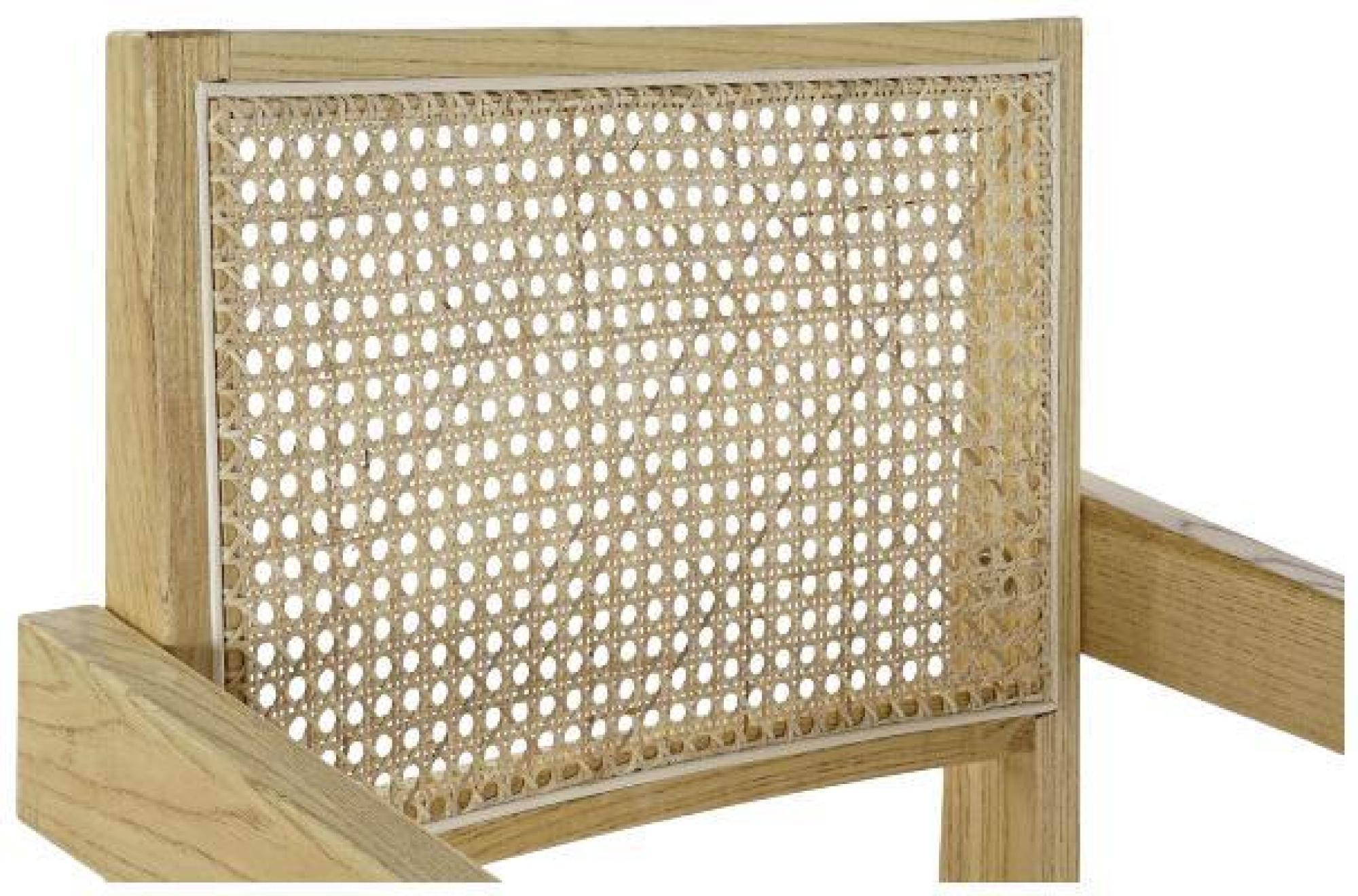 Product photograph of Natural Elm Wood And Rattan Barstool With Back from Choice Furniture Superstore.