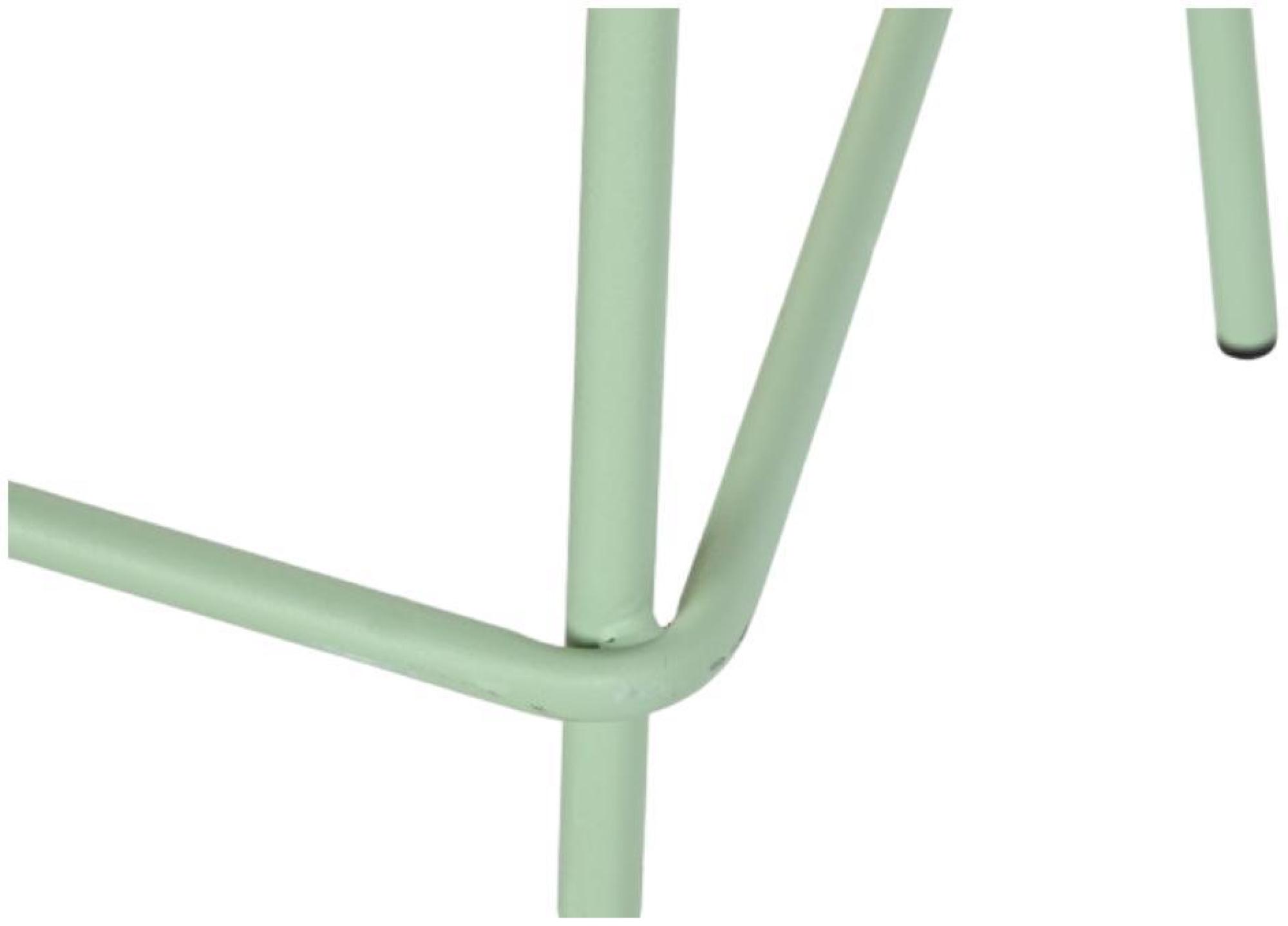 Product photograph of 2 X Green Metal Barstool With Back from Choice Furniture Superstore.