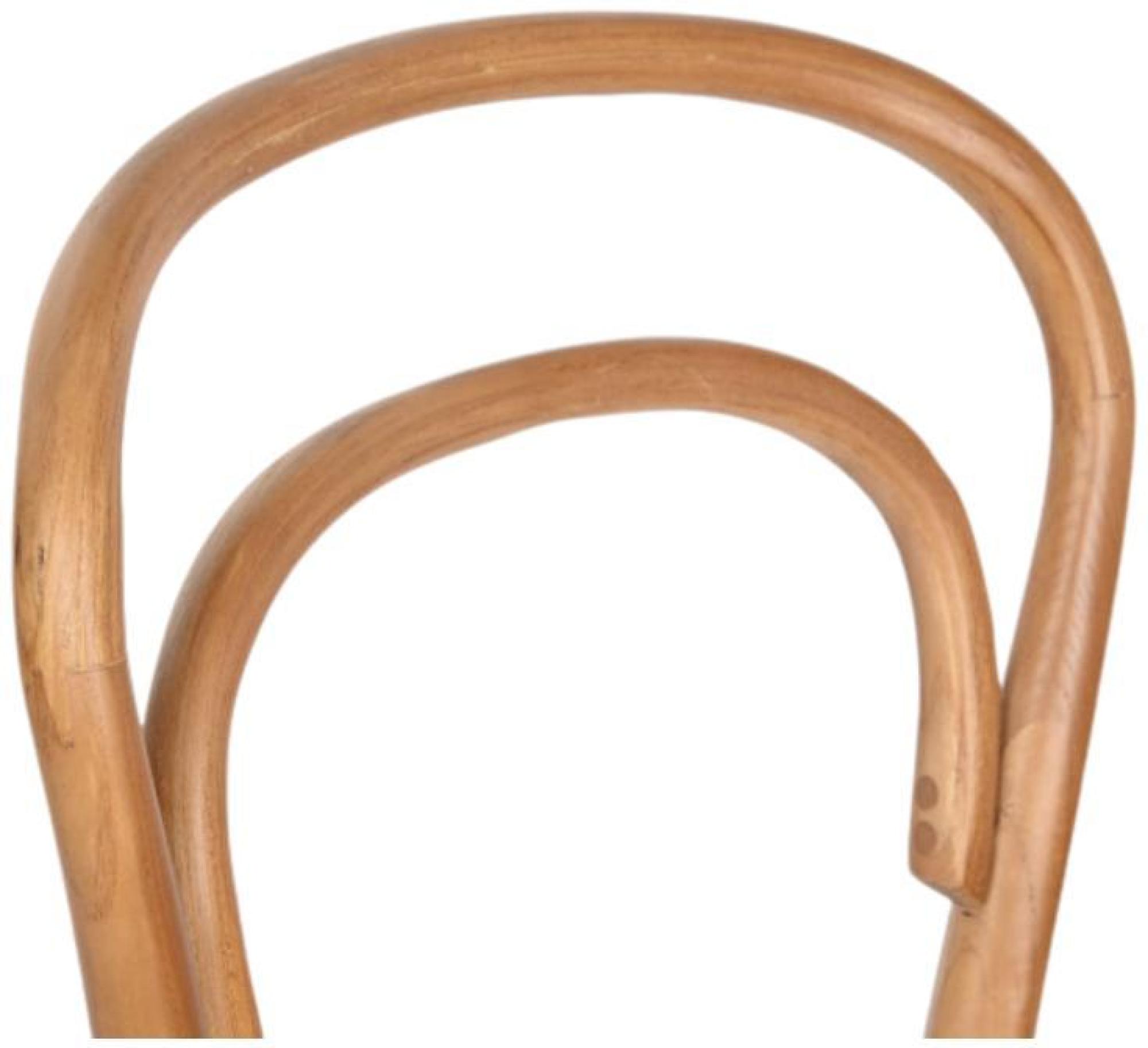 Product photograph of Cottage Brown Elm Wood And Rattan Barstool from Choice Furniture Superstore.
