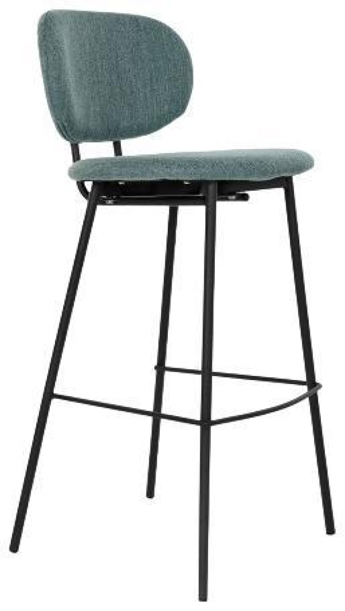 Product photograph of 2 X Loft Green Fabric Barstool With Back from Choice Furniture Superstore.