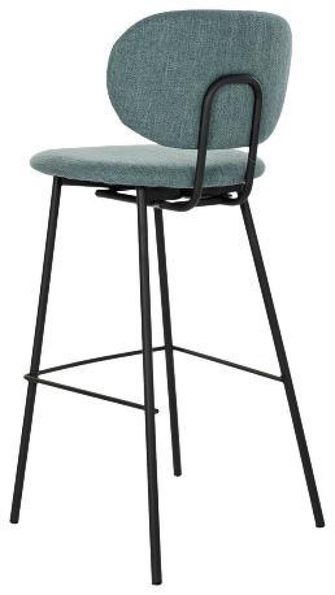 Product photograph of 2 X Loft Green Fabric Barstool With Back from Choice Furniture Superstore.