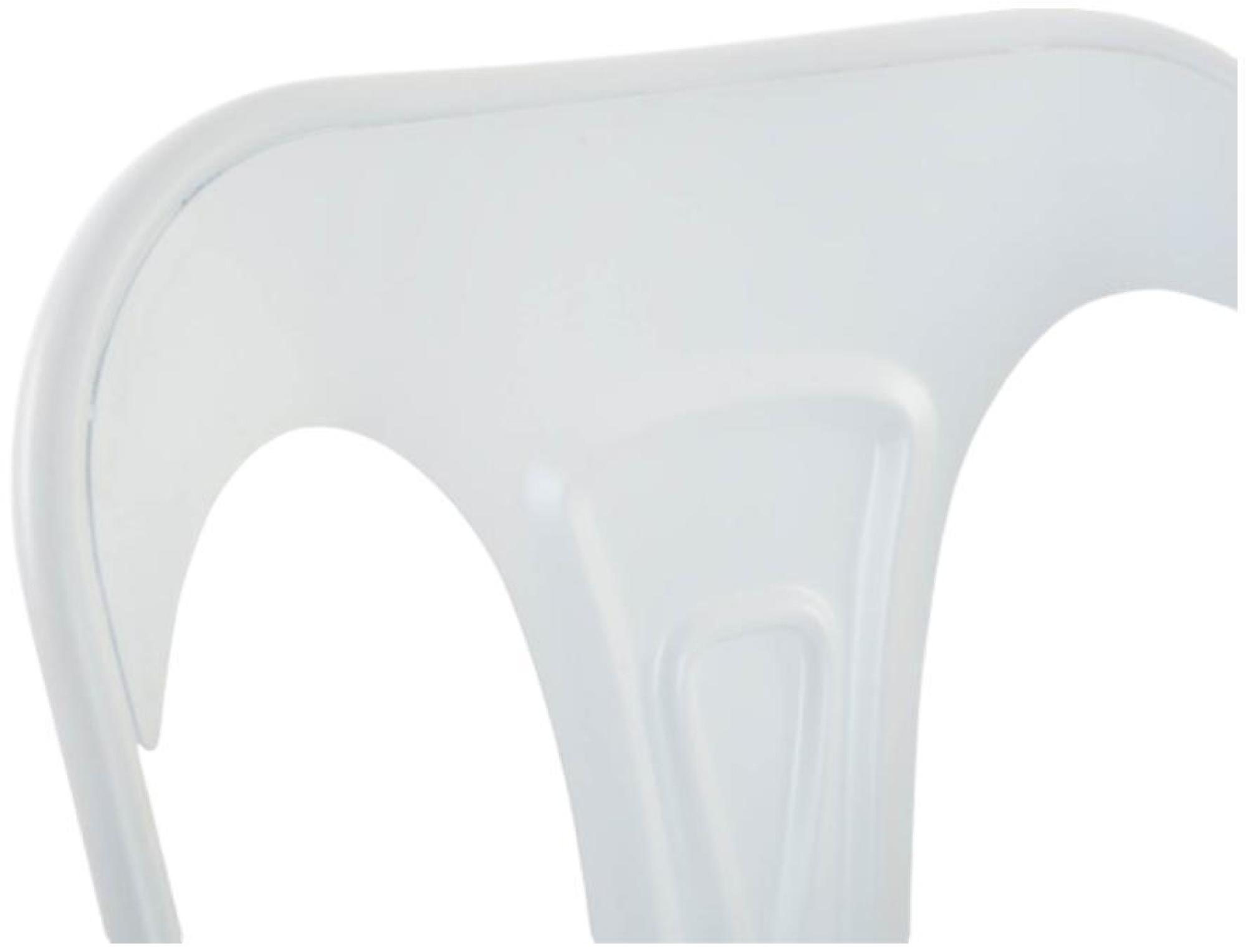 Product photograph of 2 X Tolix Style Industrial White Metal Barstool With Back from Choice Furniture Superstore.