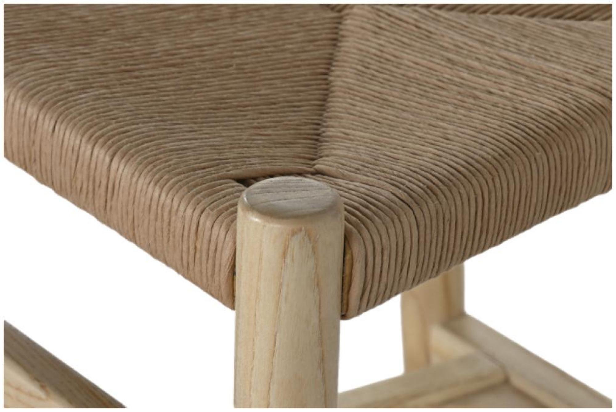Product photograph of Scandi Natural Elm Wood And Woven Barstool With Back from Choice Furniture Superstore.