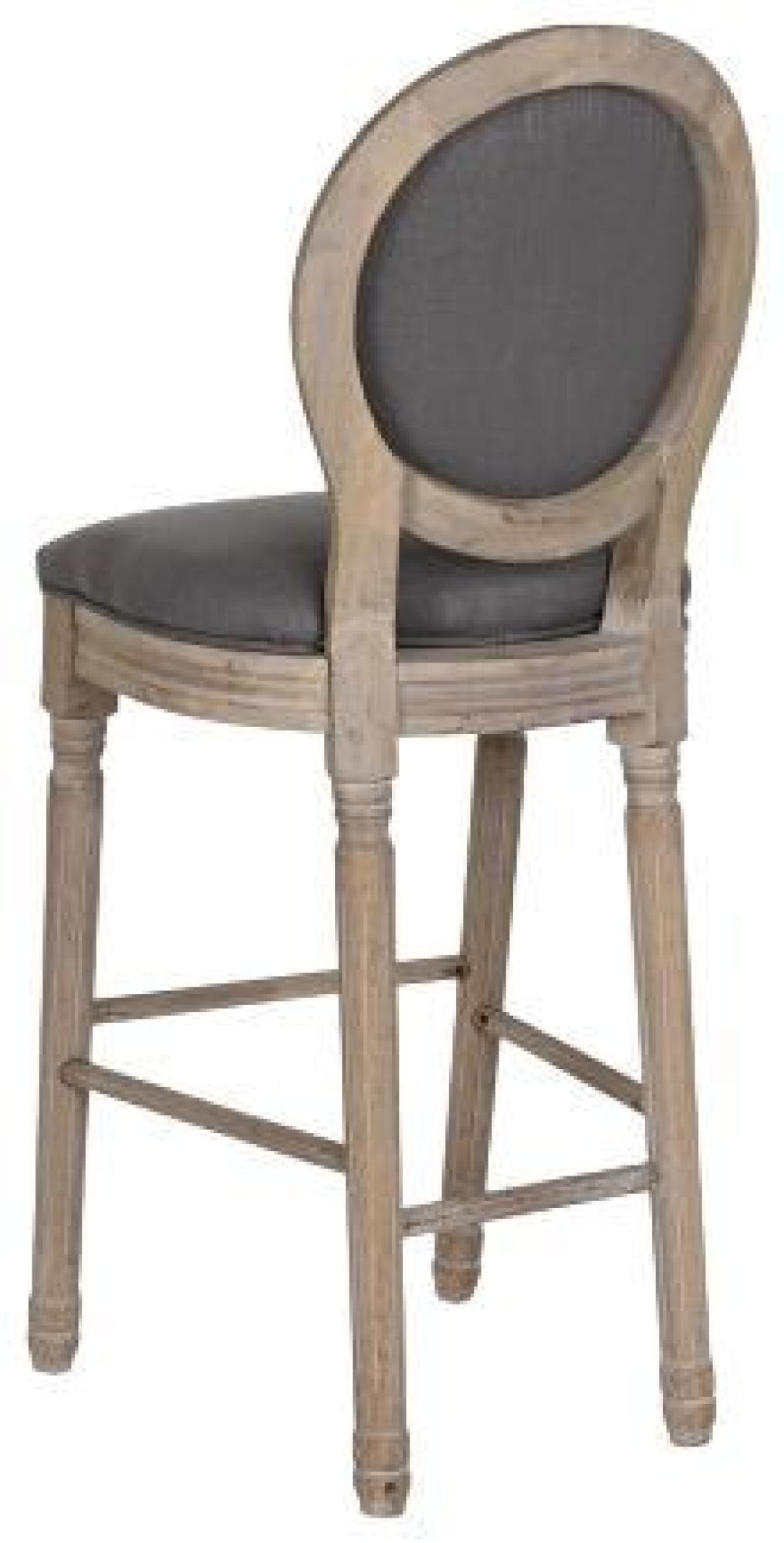 Product photograph of 2 X Dark Grey Fabric Barstool With Back from Choice Furniture Superstore.