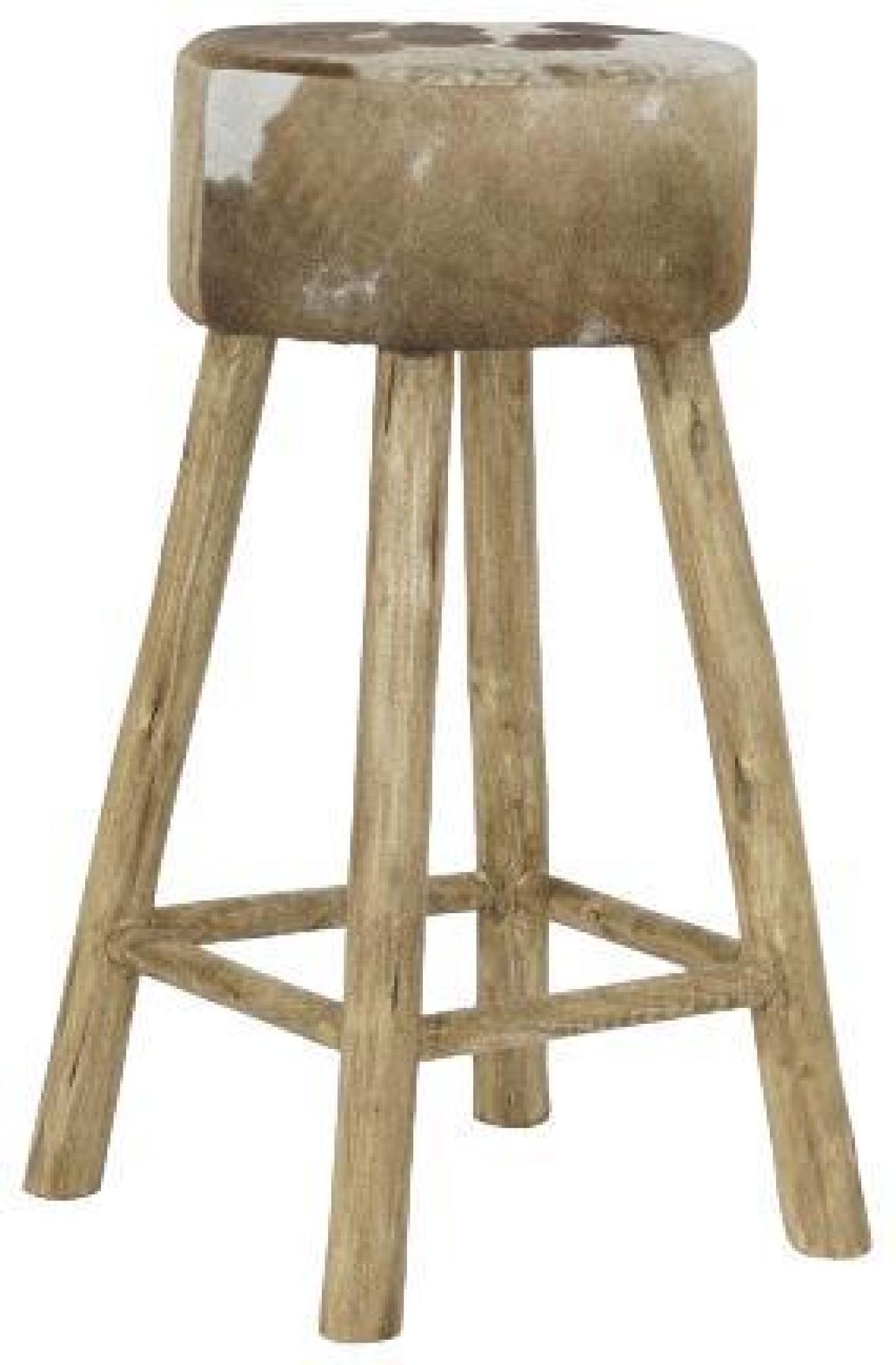 Product photograph of Brown Round Barstool from Choice Furniture Superstore.