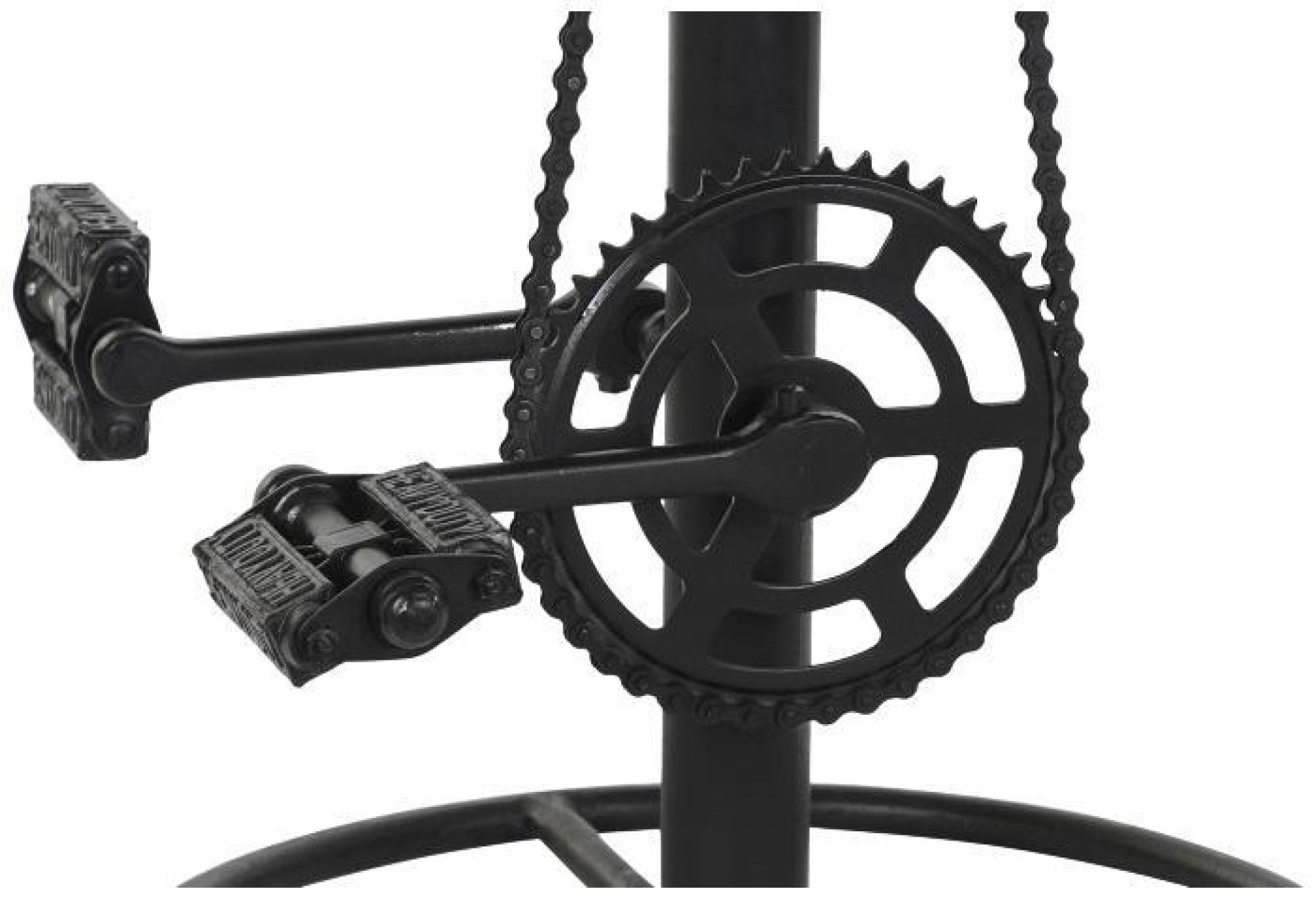 Product photograph of Dark Brown Leather Bicycle Barstool With Back from Choice Furniture Superstore.