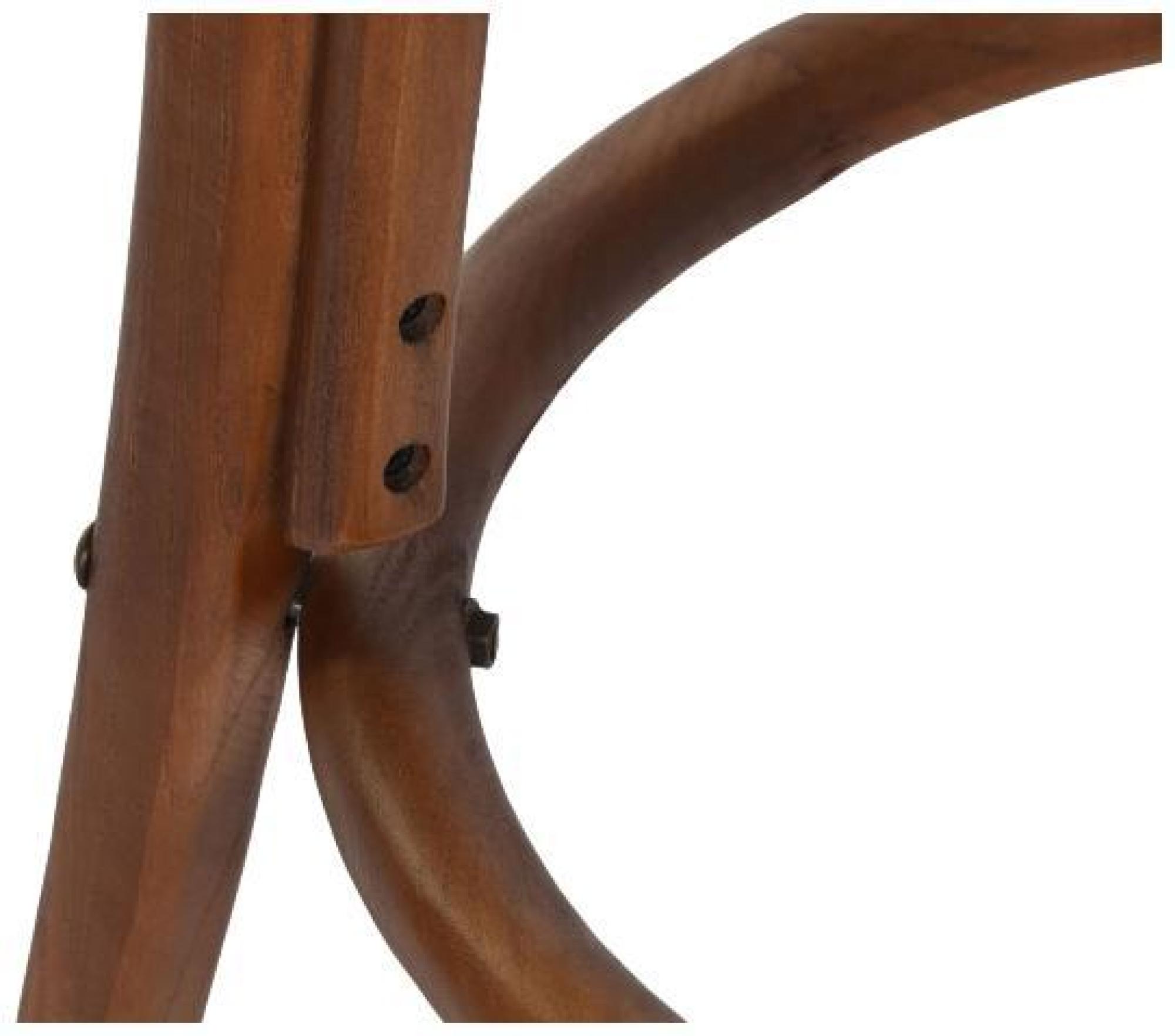 Product photograph of Vintage Brown Elm Wood And Rattan Rack Barstool With Back from Choice Furniture Superstore.