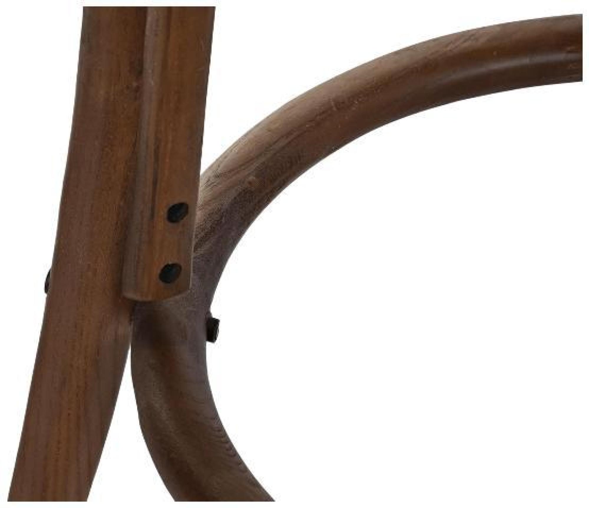 Product photograph of Vintage Dark Brown Elm Wood And Rattan Barstool With Back from Choice Furniture Superstore.