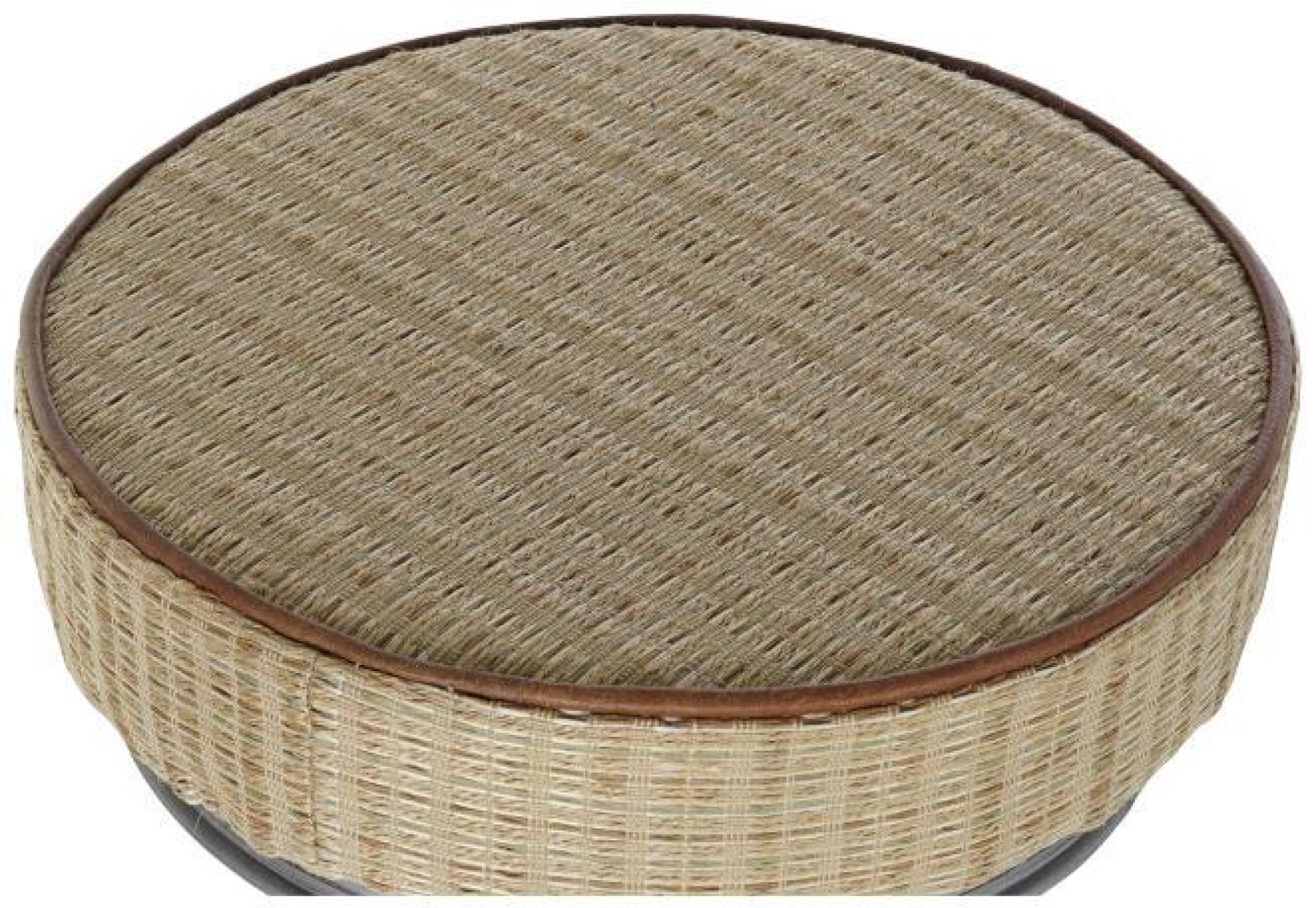 Product photograph of Light Brown And Rattan Bicycle Round Barstool from Choice Furniture Superstore.
