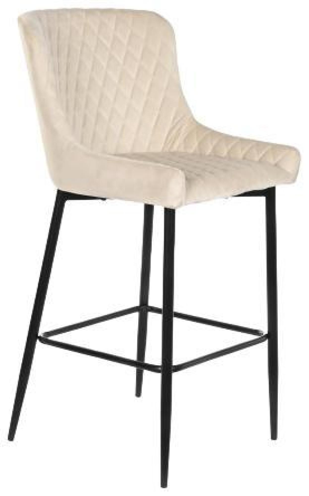 Product photograph of 2 X Modern Beige Fabric Barstool With Back from Choice Furniture Superstore.