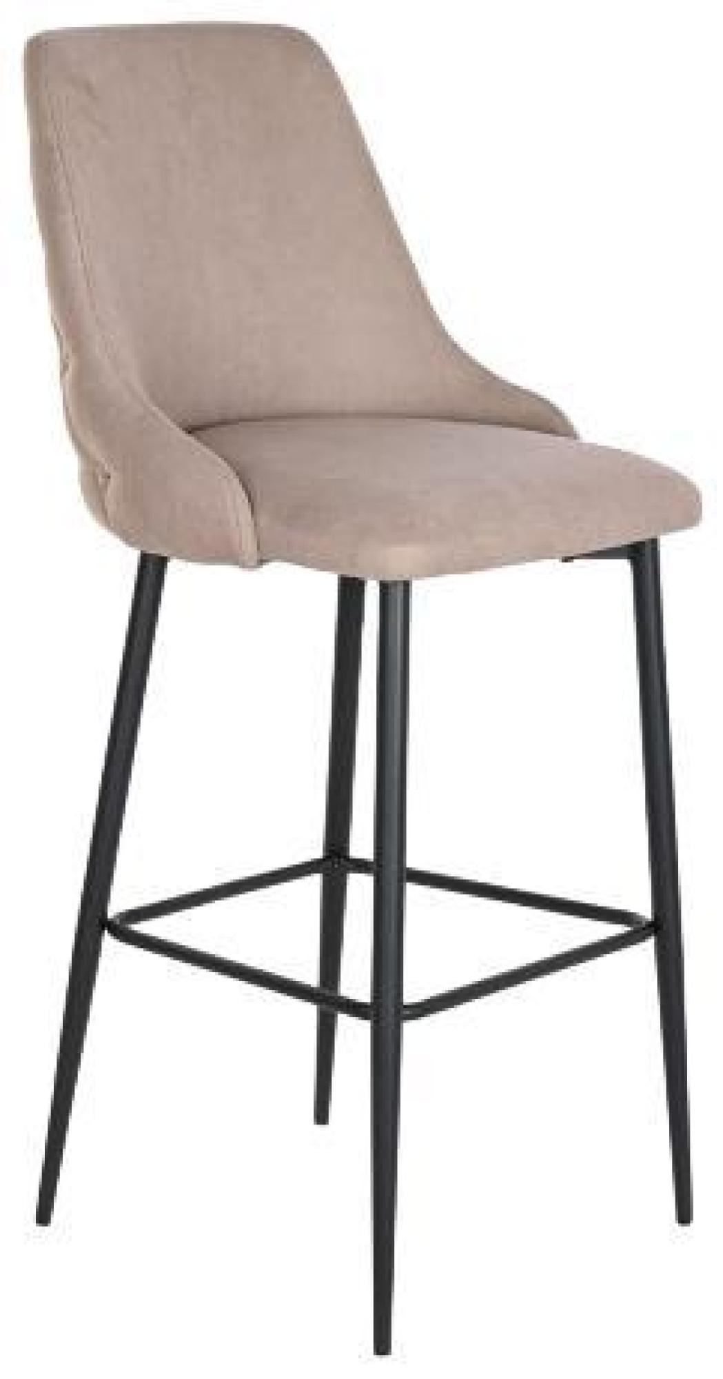 Product photograph of 2 X Modern Brown Fabric Barstool With Back from Choice Furniture Superstore.