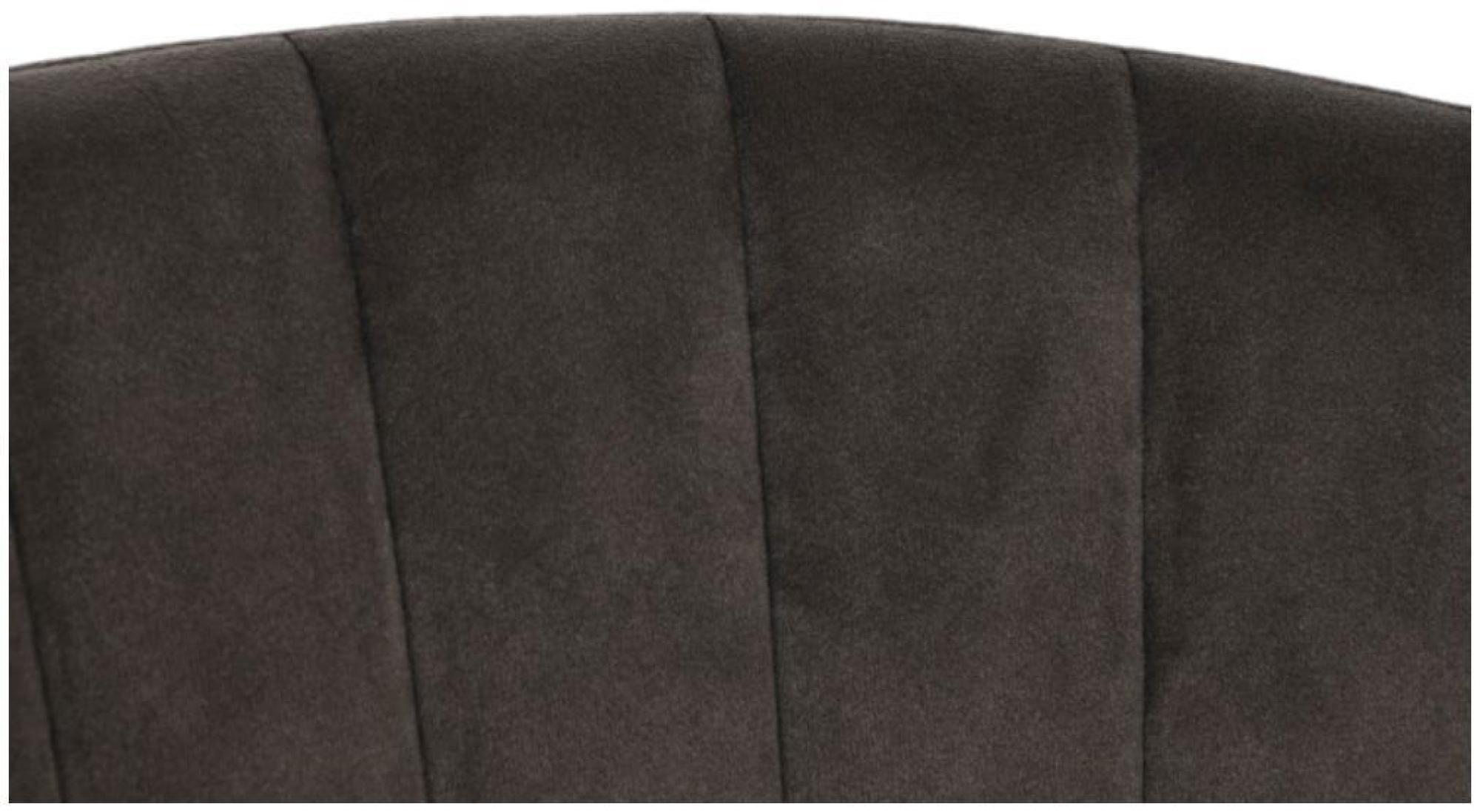 Product photograph of Glam Dark Grey Fabric Barstool With Back from Choice Furniture Superstore.