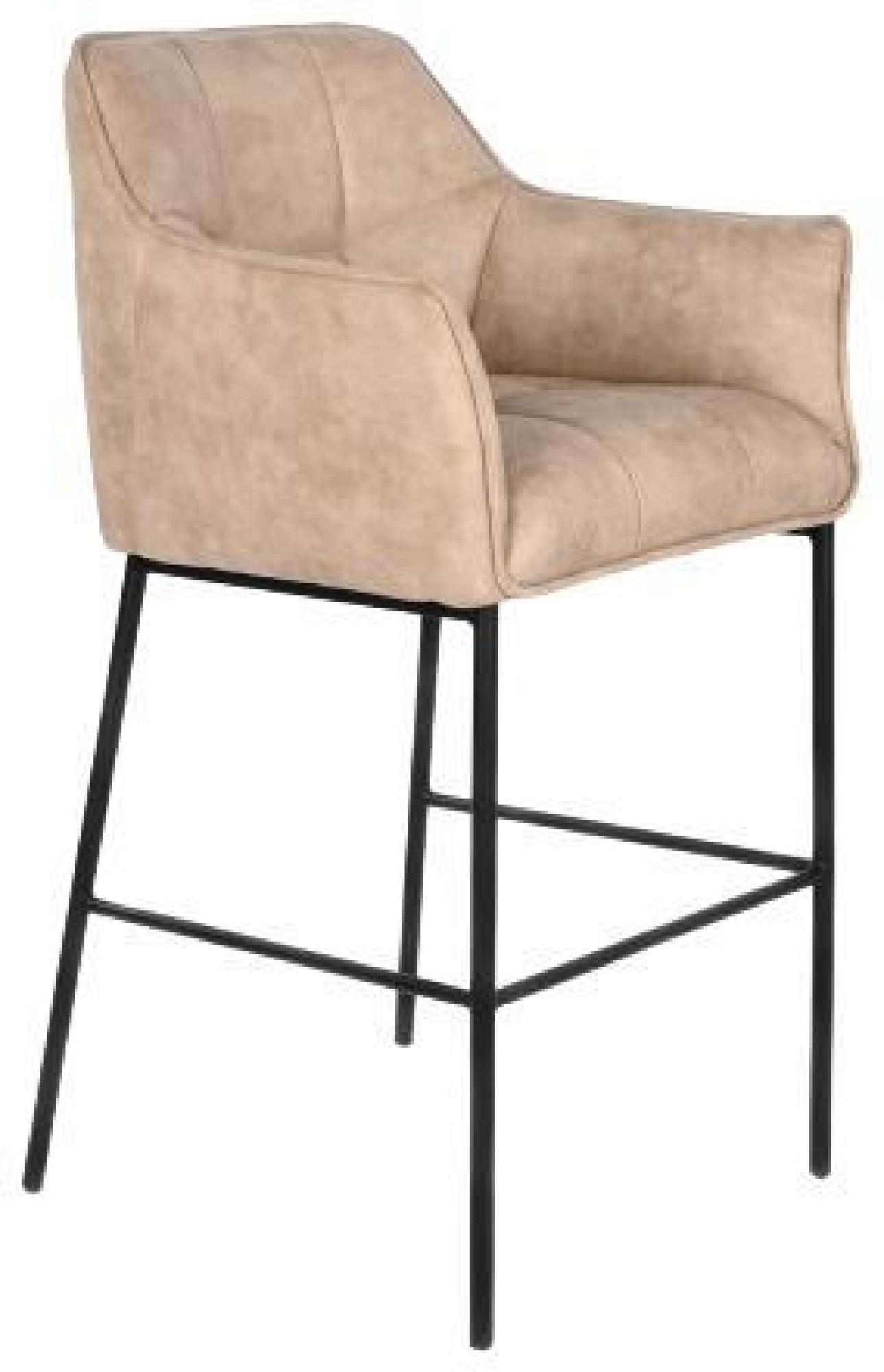 Product photograph of Loft Beige Fabric Barstool With Back from Choice Furniture Superstore.