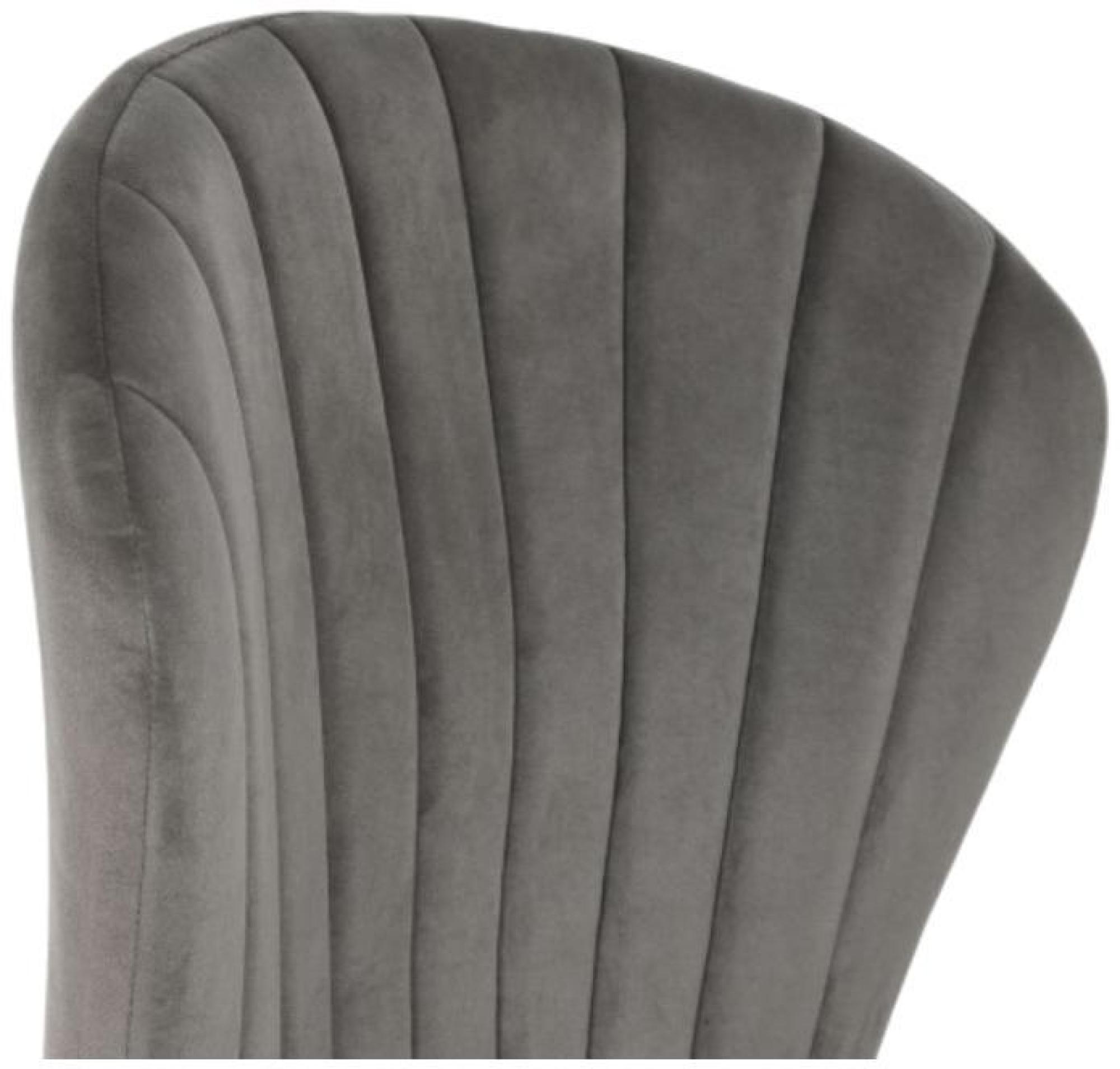 Product photograph of 2 X Glam Light Grey Fabric Barstool With Back from Choice Furniture Superstore.