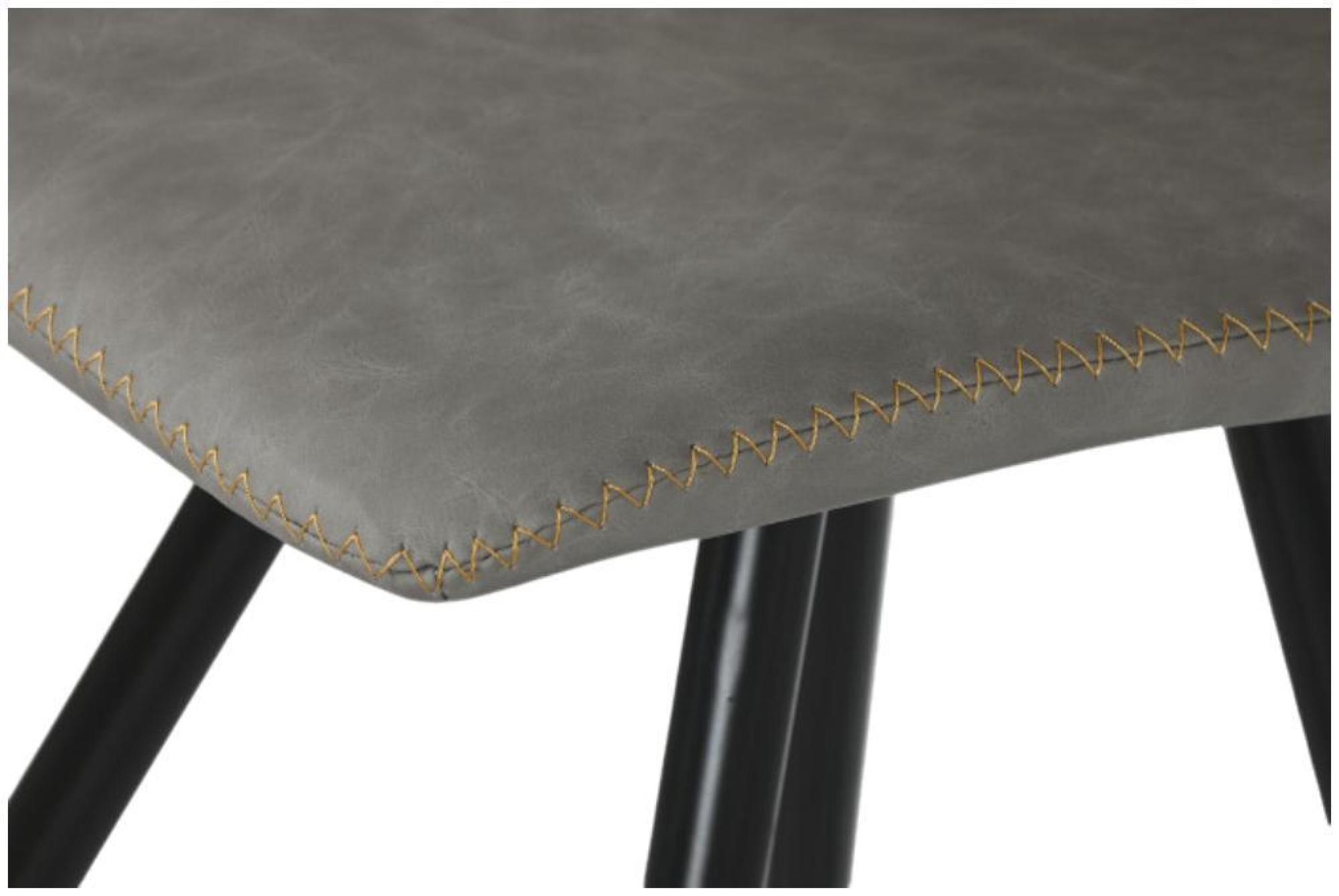 Product photograph of 2 X Light Grey Faux Leather Barstool With Back from Choice Furniture Superstore.
