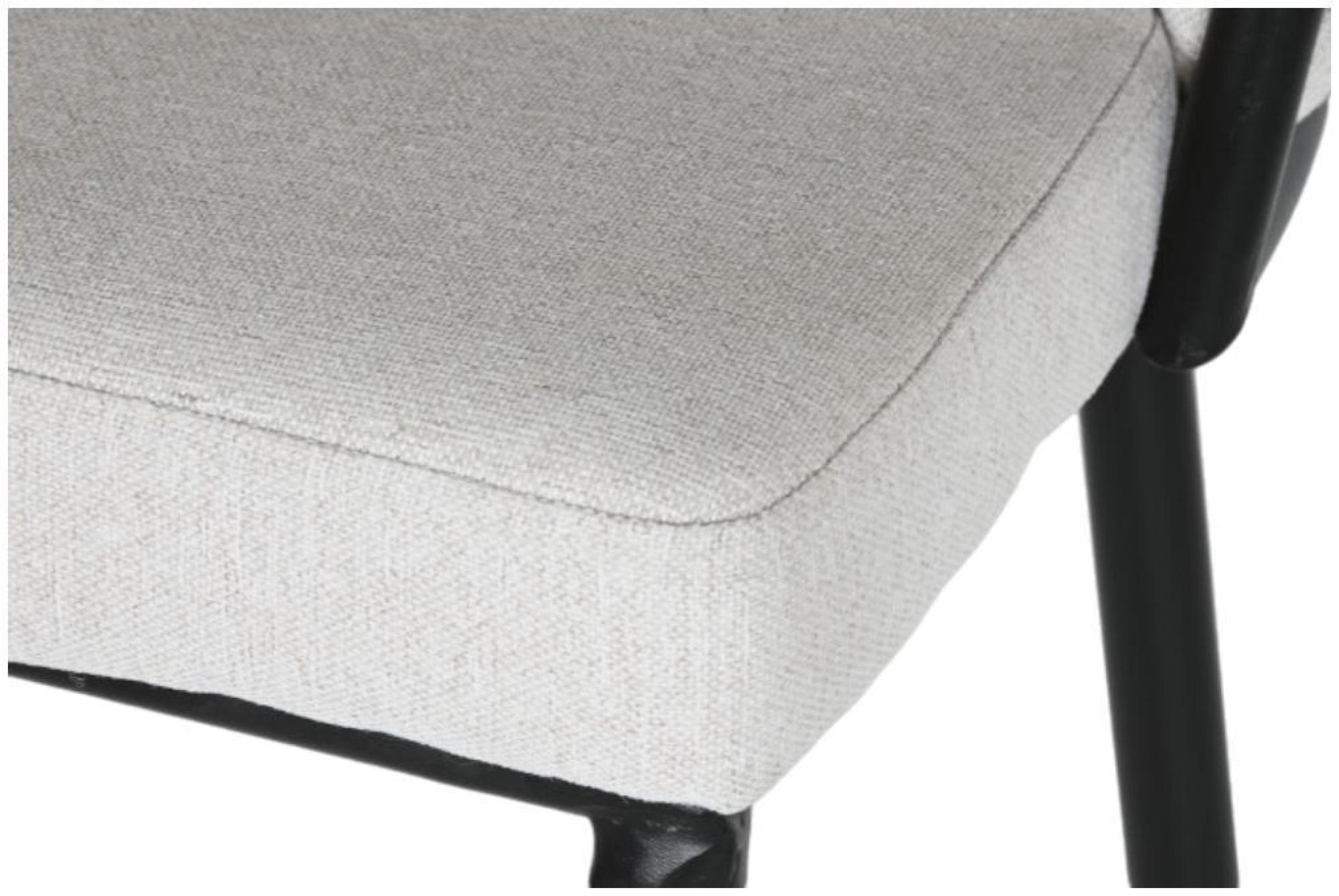 Product photograph of 2 X Modern Beige Fabric Braided Barstool With Back from Choice Furniture Superstore.
