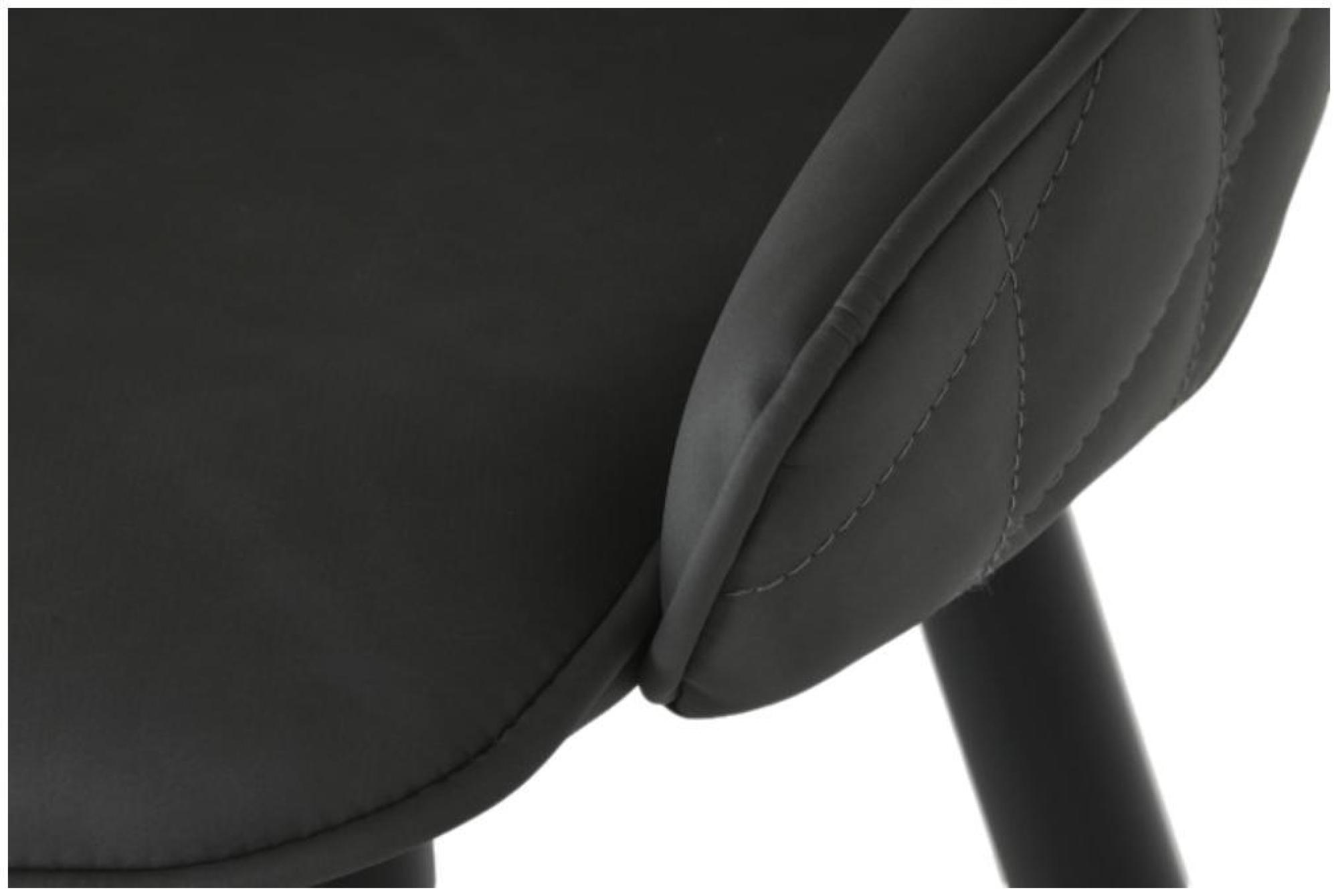 Product photograph of 2 X Vintage Dark Grey Faux Leather Barstool With Low Back from Choice Furniture Superstore.