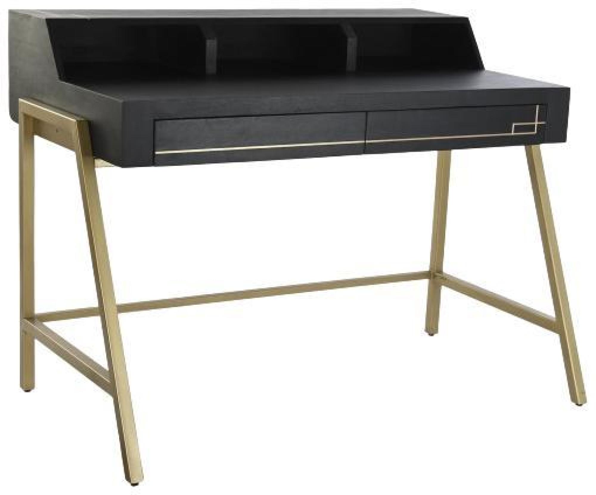 Product photograph of Home Office Black Wood Desk from Choice Furniture Superstore.