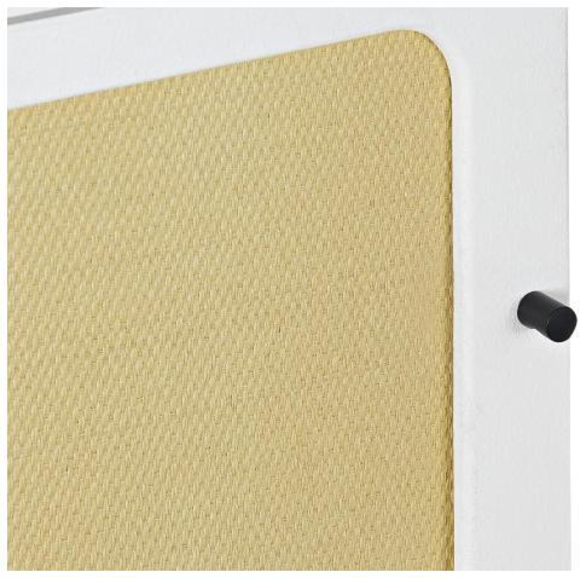 Product photograph of Ranchi White And Rattan Writing Desk from Choice Furniture Superstore.
