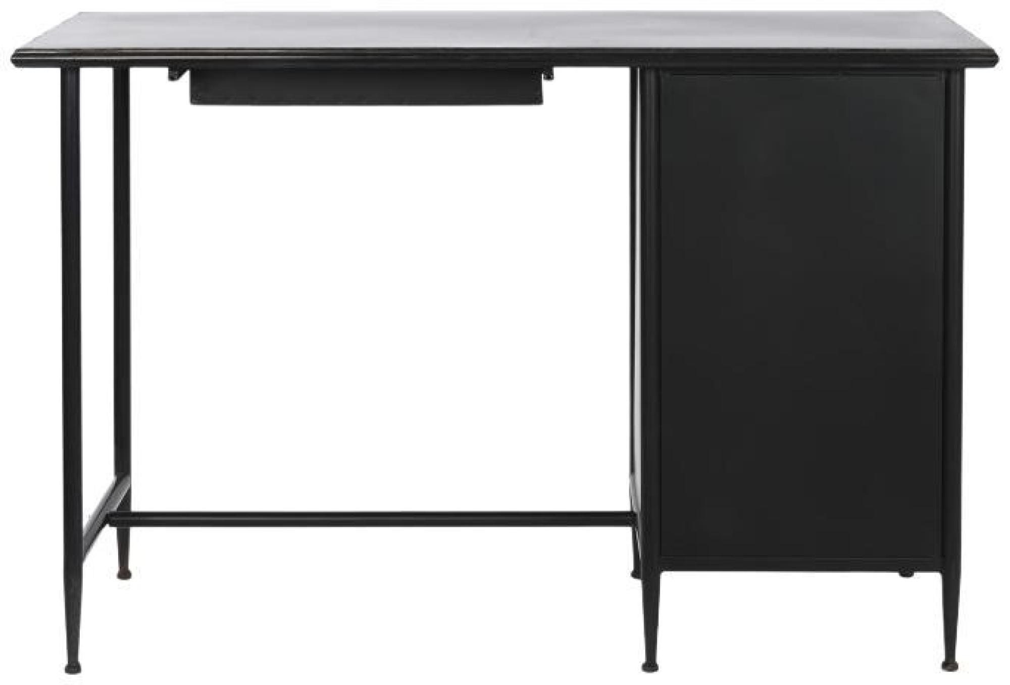 Product photograph of Loft Black Metal 1 Door Desk from Choice Furniture Superstore.