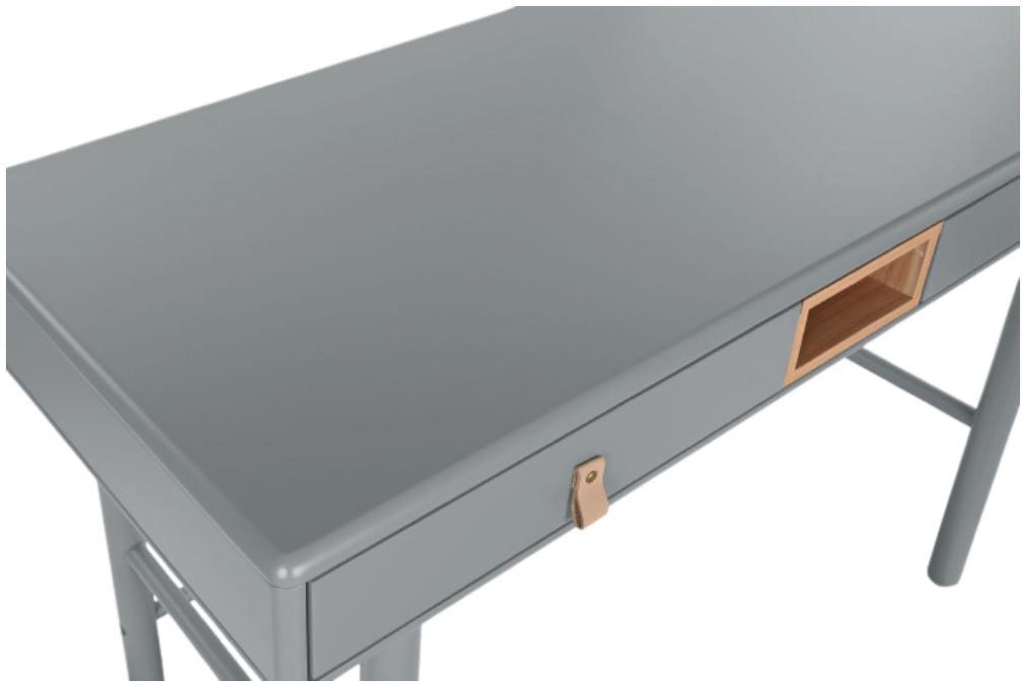 Product photograph of Modena Grey 2 Drawer Desk from Choice Furniture Superstore.