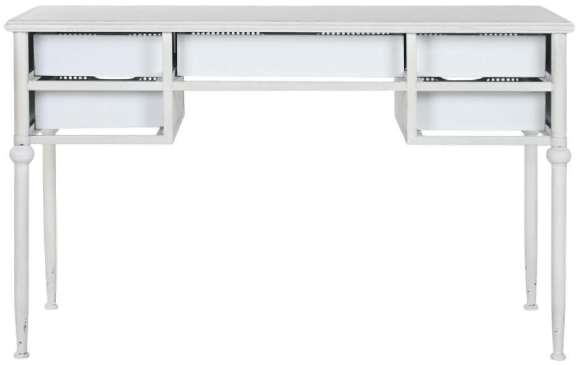 Product photograph of Mesh White Metal Desk from Choice Furniture Superstore.