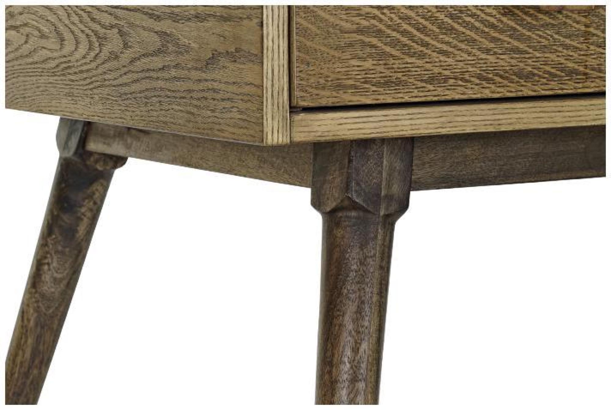 Product photograph of Natural Wood 3 Drawer Writing Desk from Choice Furniture Superstore.