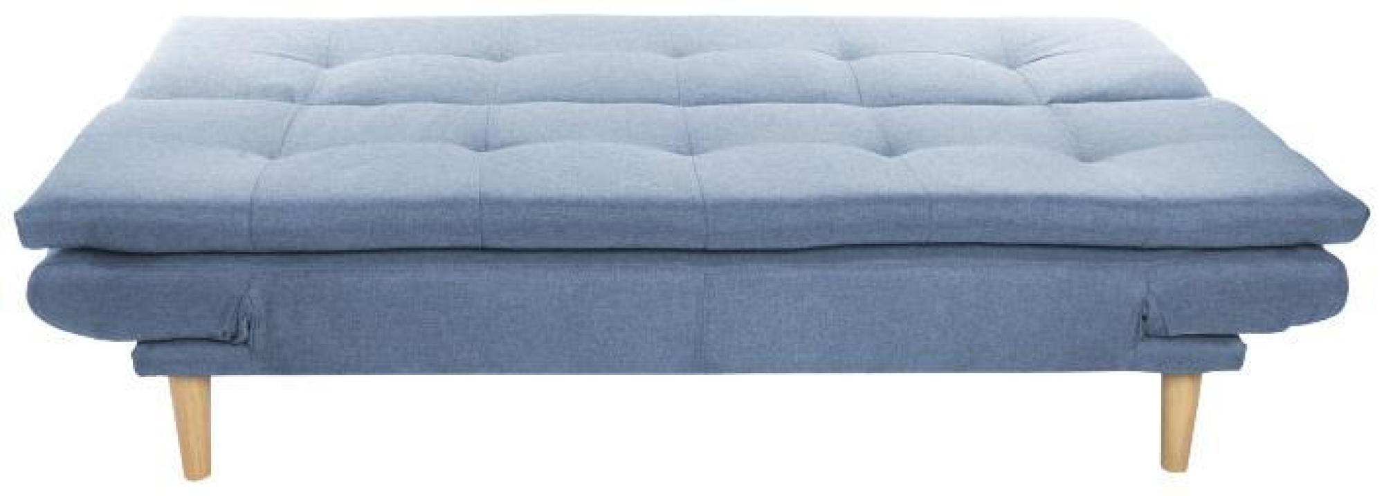 Product photograph of Scandi Blue Fabric 2 Seater Click Clack Sofabed from Choice Furniture Superstore.