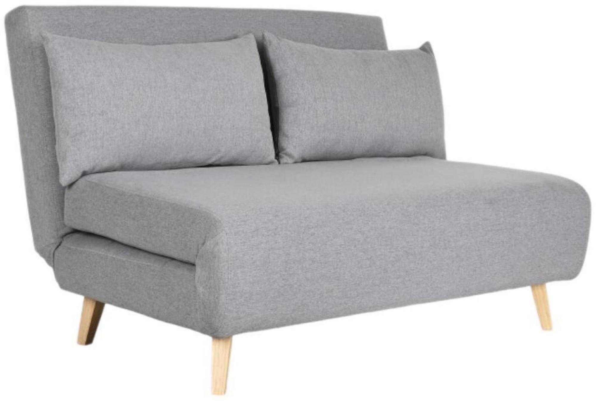 Product photograph of Light Grey Fabric Folding Sofabed from Choice Furniture Superstore.