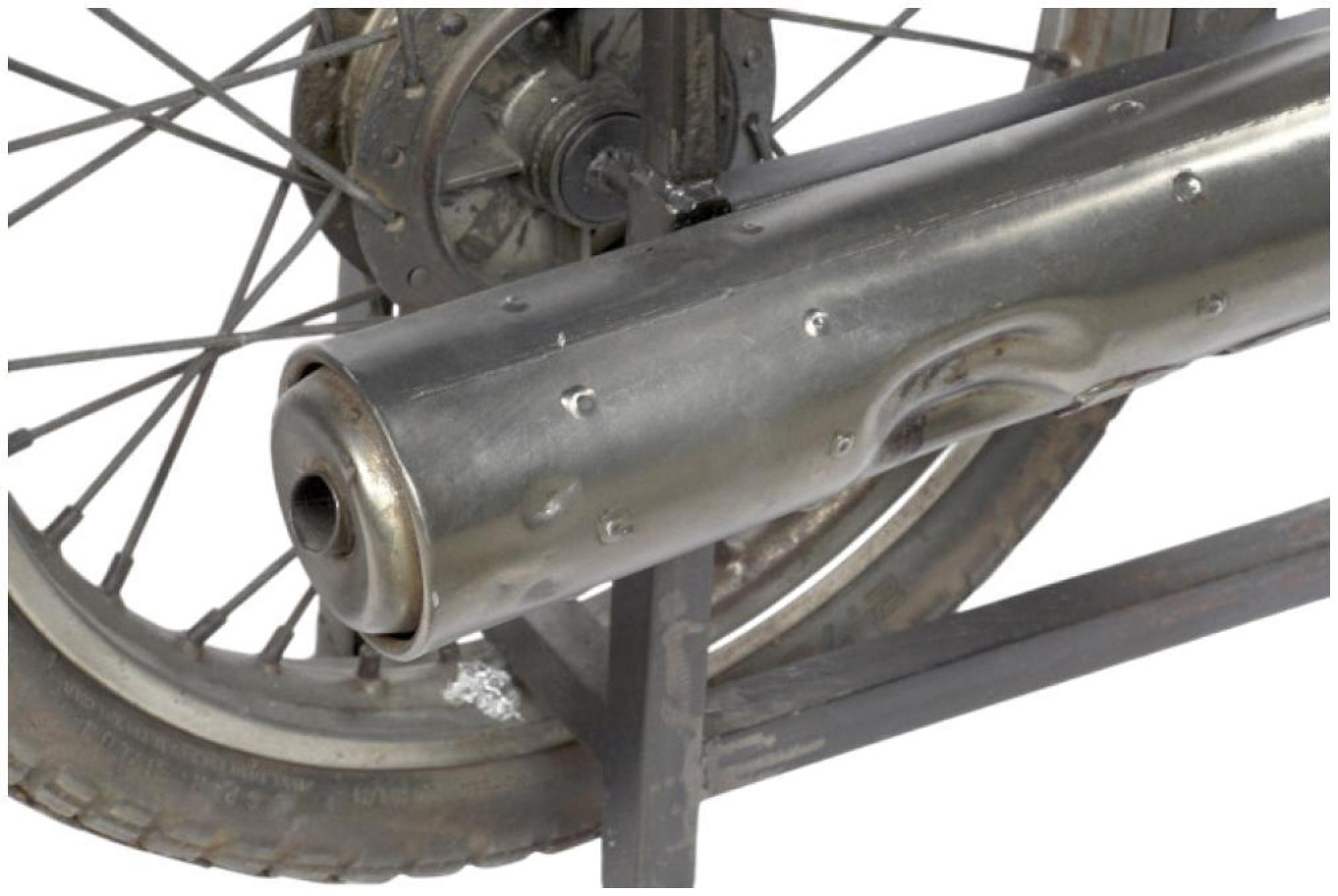 Product photograph of Black Metal Motorcycle Bottle Rack from Choice Furniture Superstore.