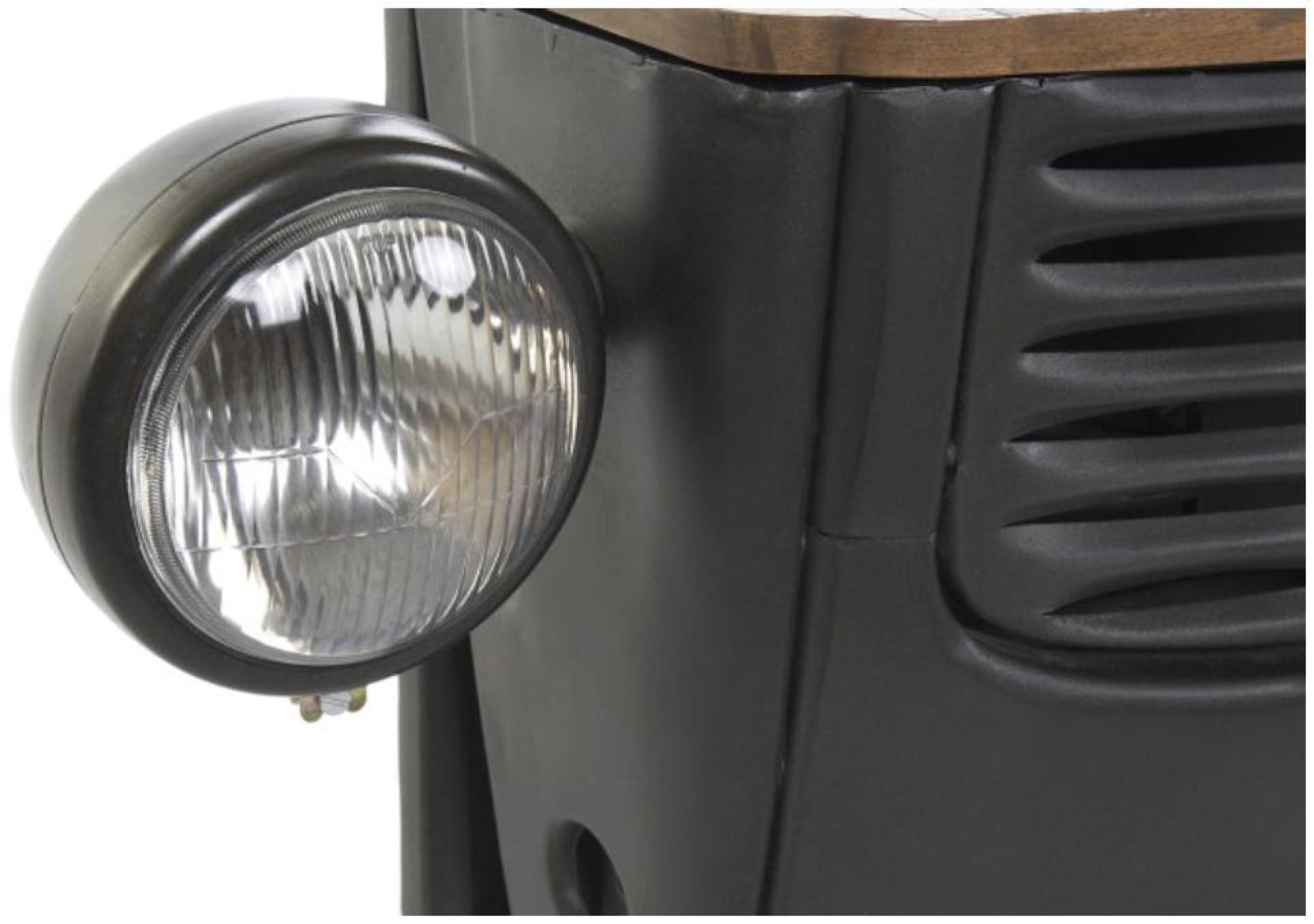 Product photograph of Black Acacia Wood Spotlight Wall Cabinet from Choice Furniture Superstore.